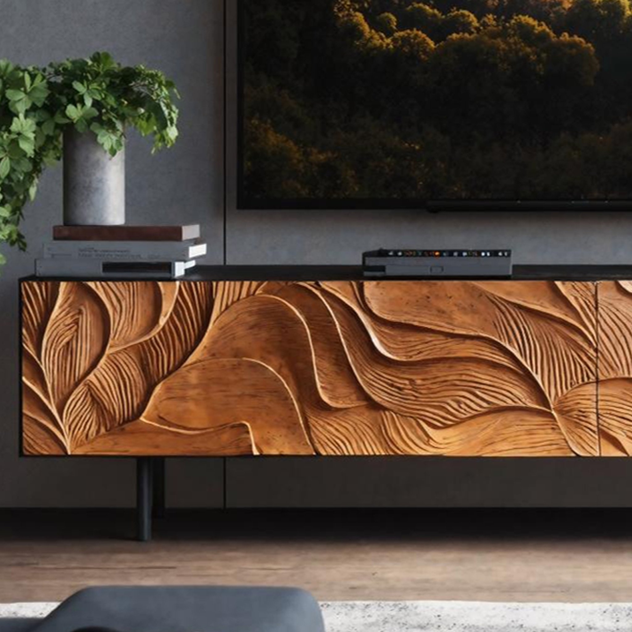 Mid Century TV Cabinet For Furniture Decor SILDTTNTVC045