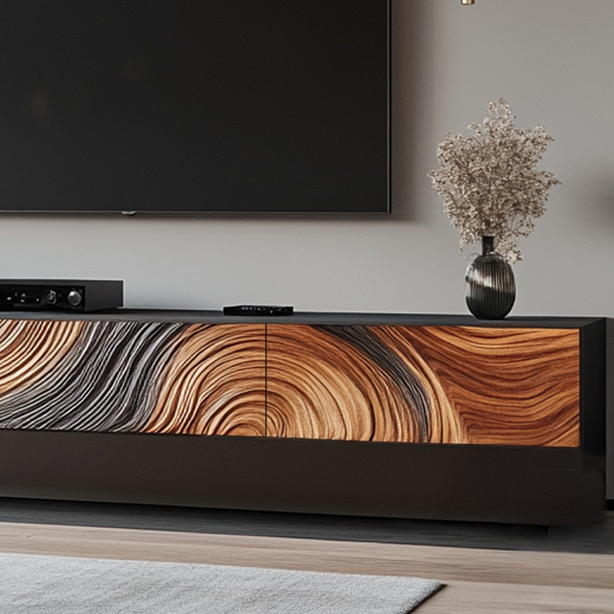 Rustic TV Console For Living Room Furniture Decor SILDTTRTVC047