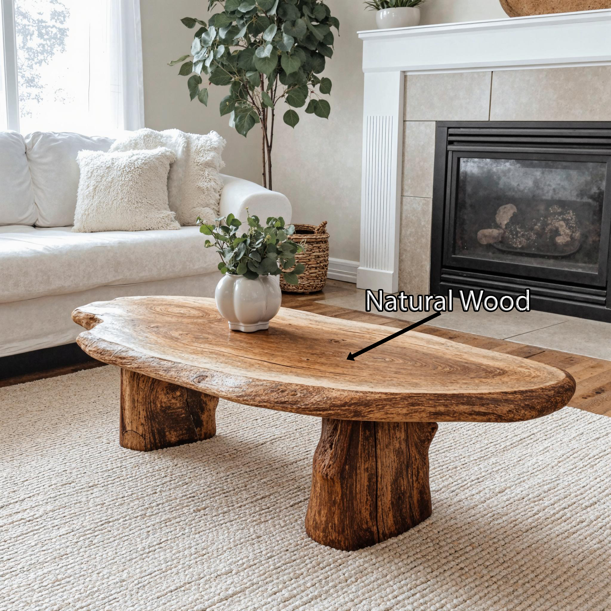 Mid-Century Modern Wood Coffee Table For Stylish Interiors SILDTCF091