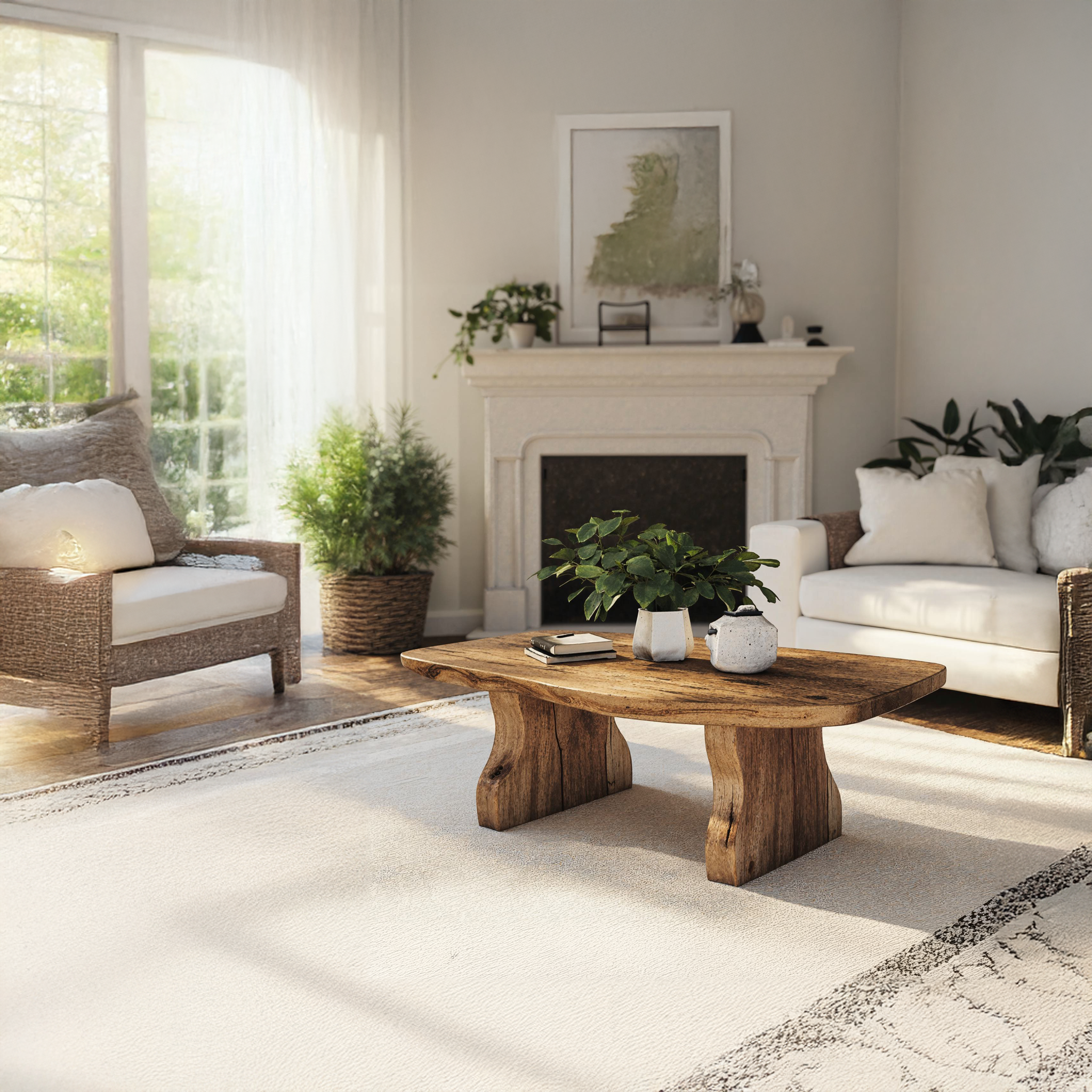 Modern Coffee Table Wooden Coffee Table SILDTCF058