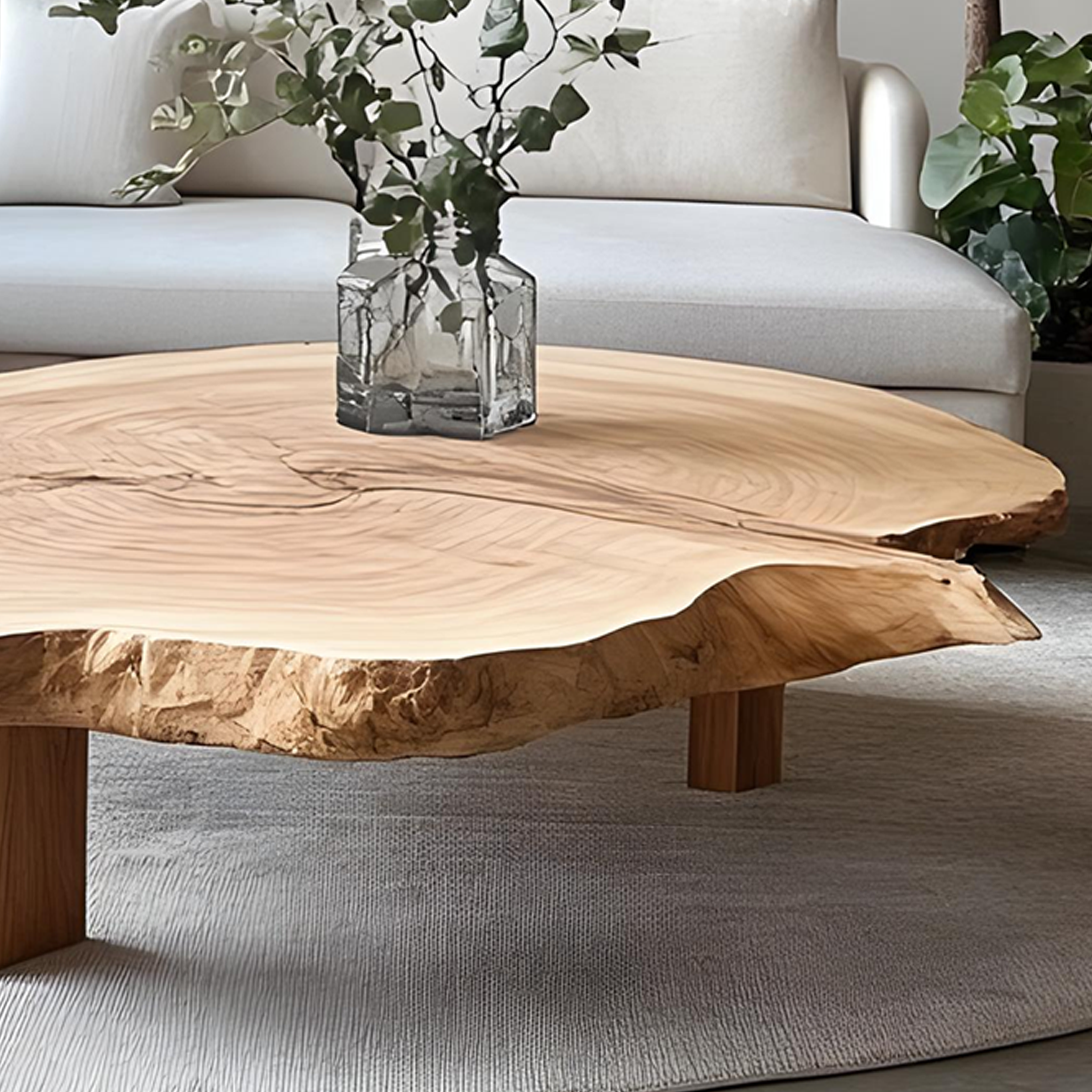 Farmhouse Solid Wood Table For Living Room Use SILDTTRCF001