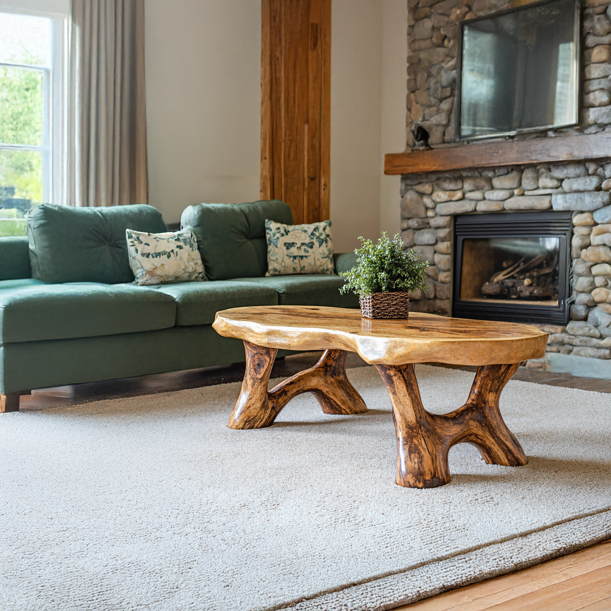 Rustic Coffee Table For Living Room SILDTCF053