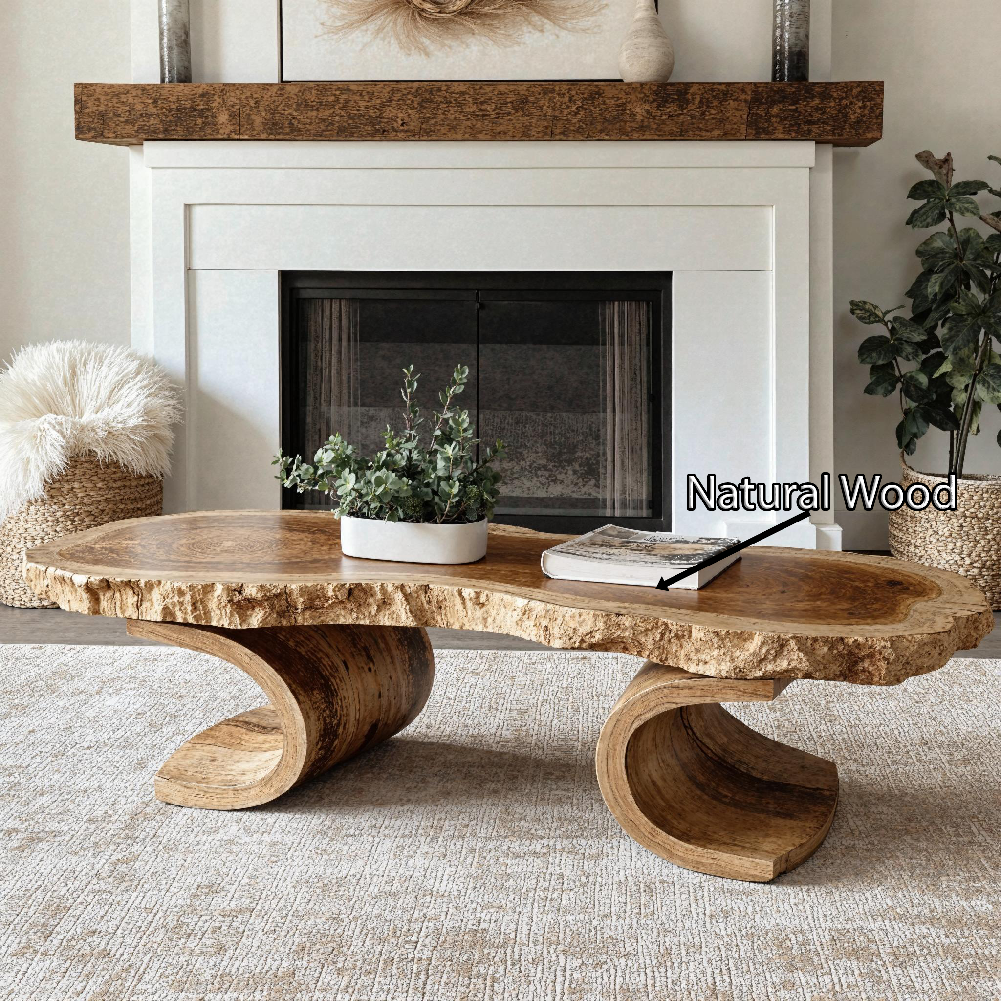 Custom Wood Coffee Table For Personalized Home Decor SILDTCF097