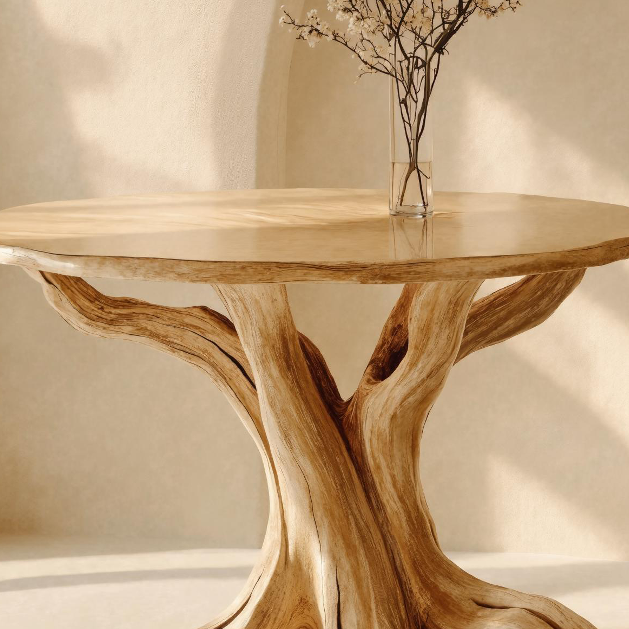 Handcrafted Wooden End Table With Timeless Design For Your Living Space SILDTEN109