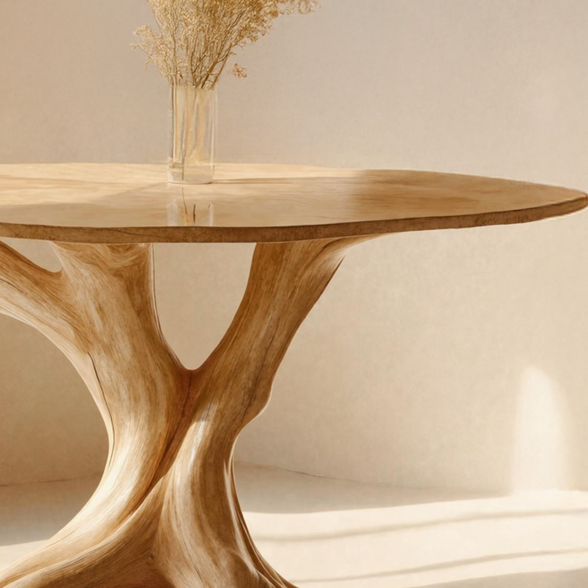 Unique Natural Wood End Table To Elevate Your Living Room SILDTEN110