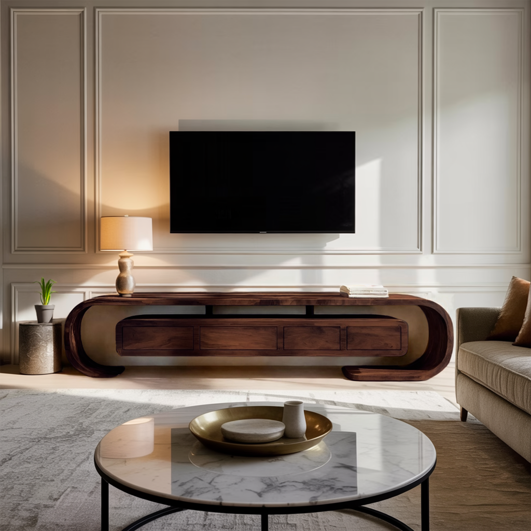 Modern TV Console For Modern Living Room Storage RTTHHNTVC066