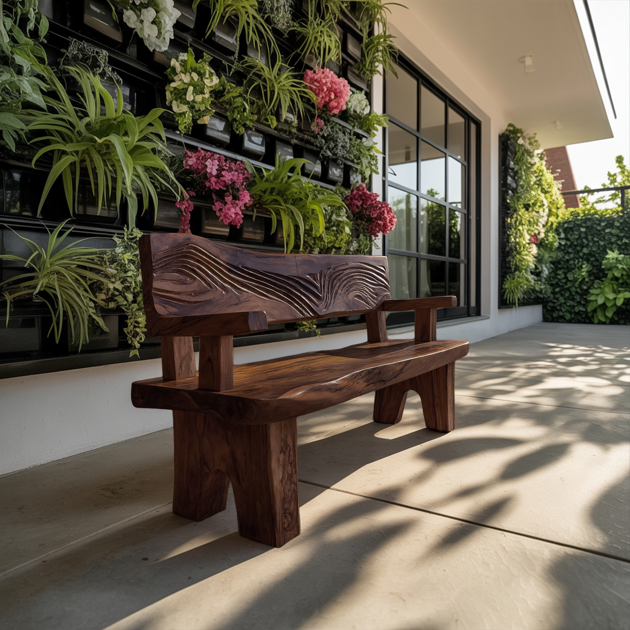 Handmade Rustic Wood Bench For Entryway Furniture SILDTTRBEN037