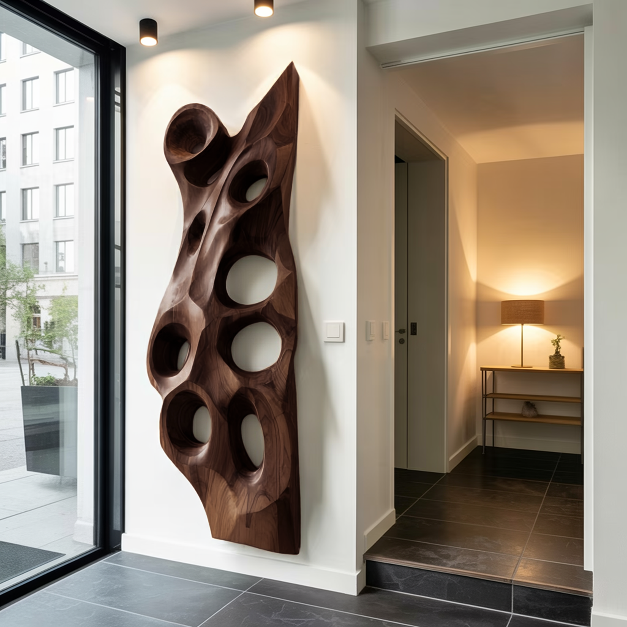 Organic Sculptural Wall Art For Entryway SITHHNWA045