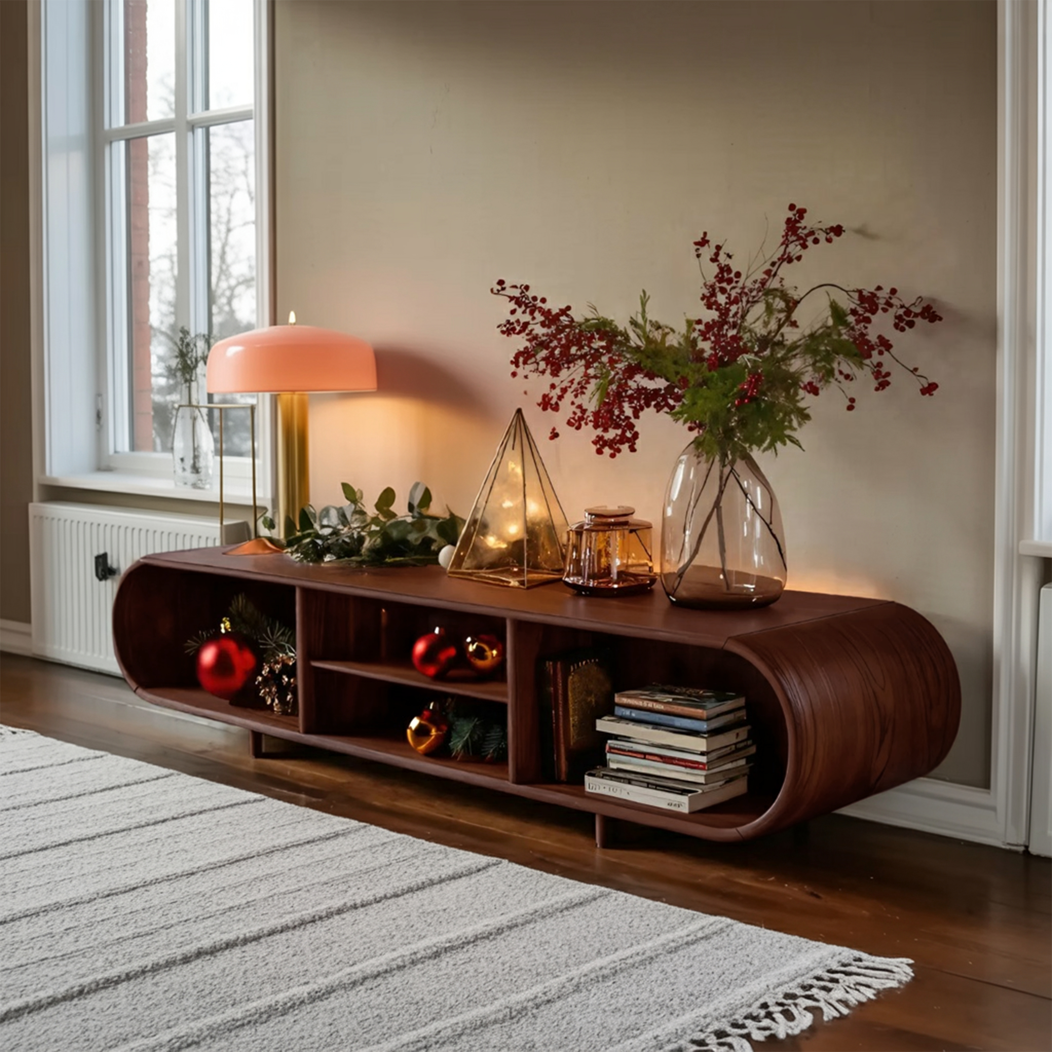 Modern Solid Wood End Table For Minimal Interior Design SILDTTNSTA001