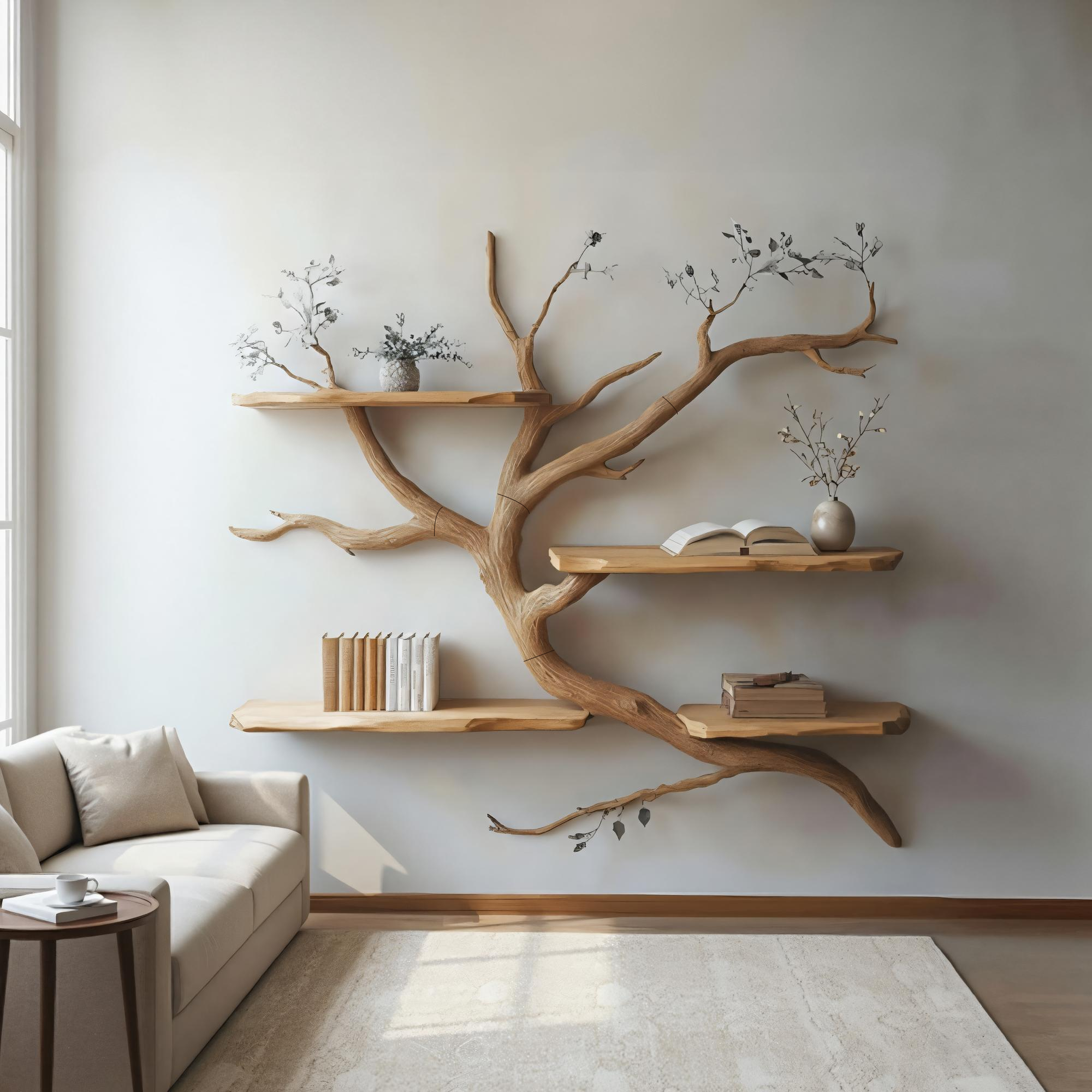 Artistic Wall Display Shelf Studio And Living Room SINLKITBS109