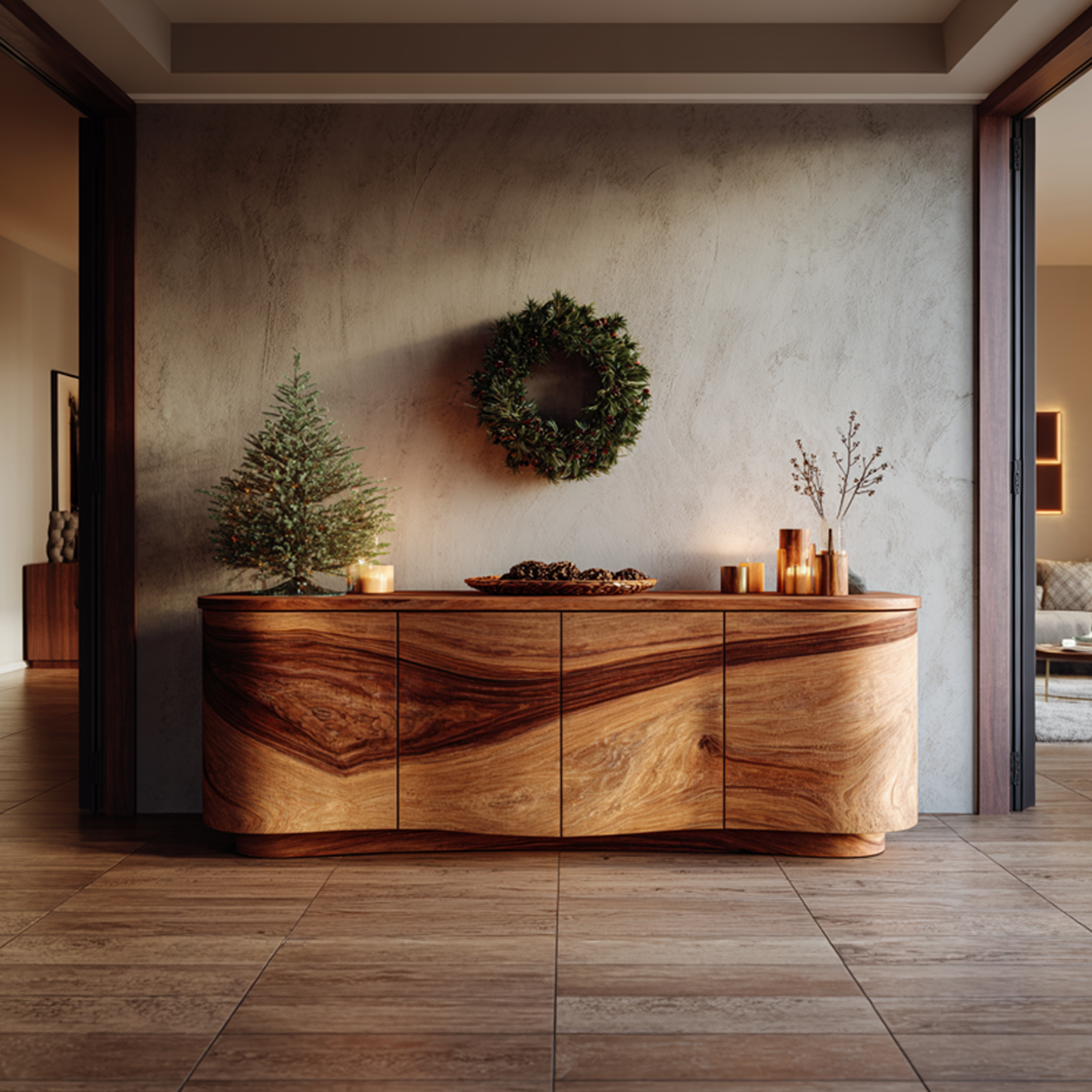 Rustic Luxury Sideboard Cabinet Living Room Interior Decor SINLKISC323