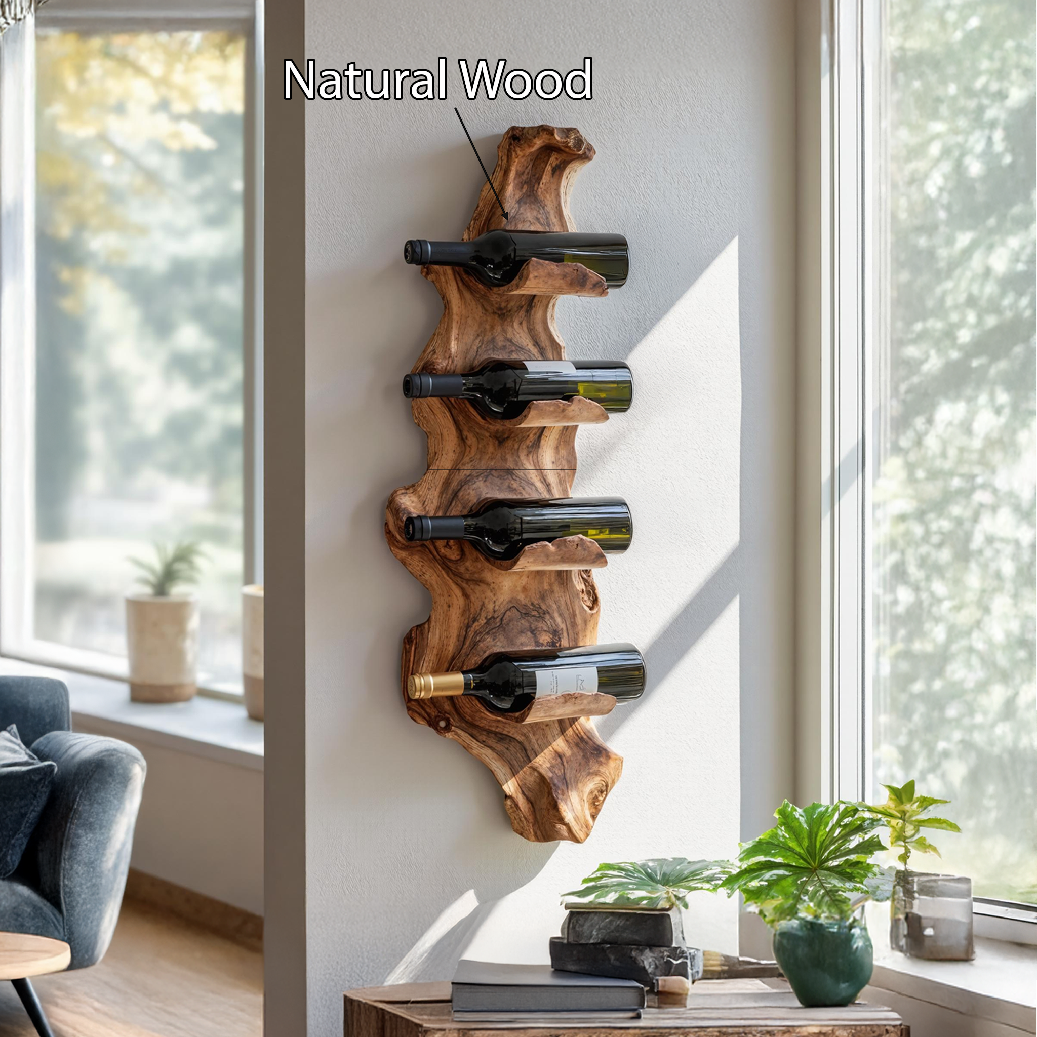 Handcrafted Wine Stand For Furniture Dining Setup SILDTTNWH015