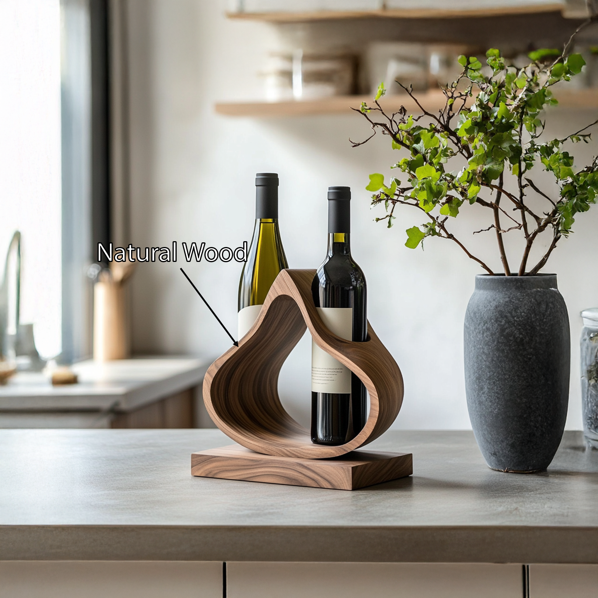 Mid Century Wine Stand For Furniture Decorative Use SILDTTRWH005