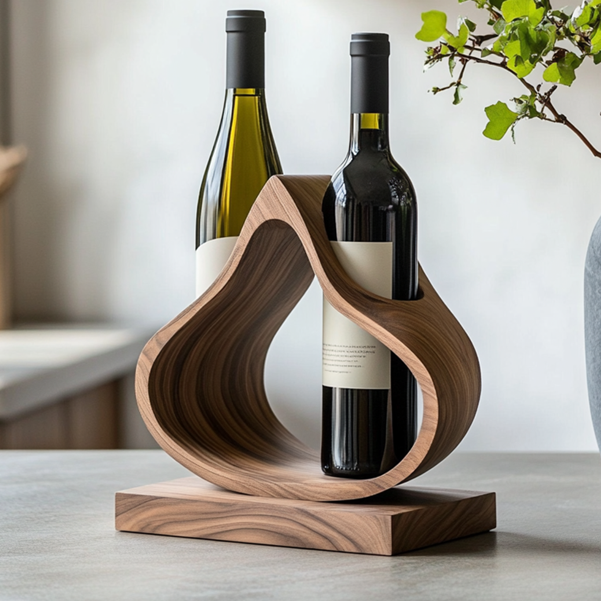Mid Century Wine Stand For Furniture Decorative Use SILDTTRWH005
