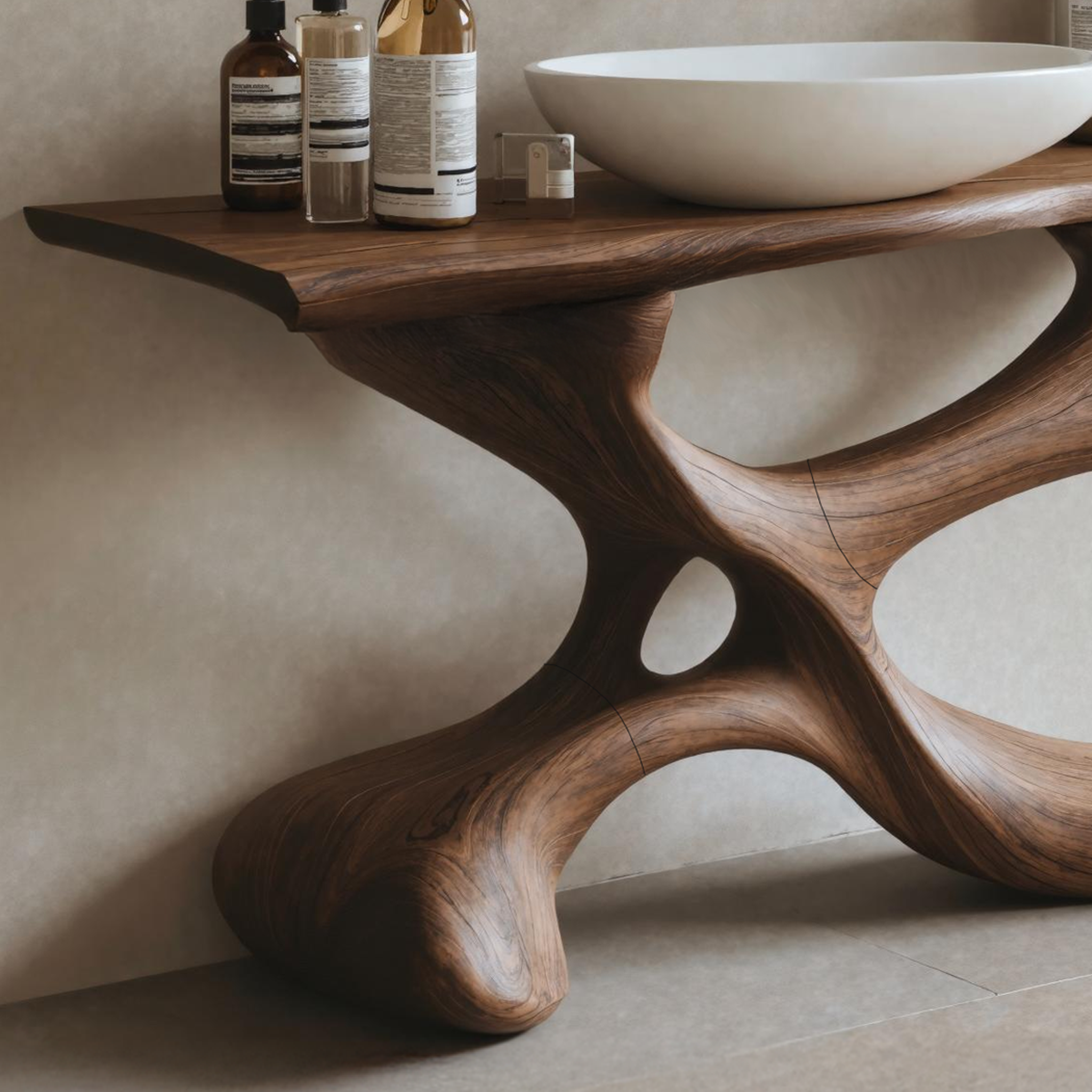 Handcrafted Bathroom Vanity For Furniture Decor Style SILDTTRBRV015