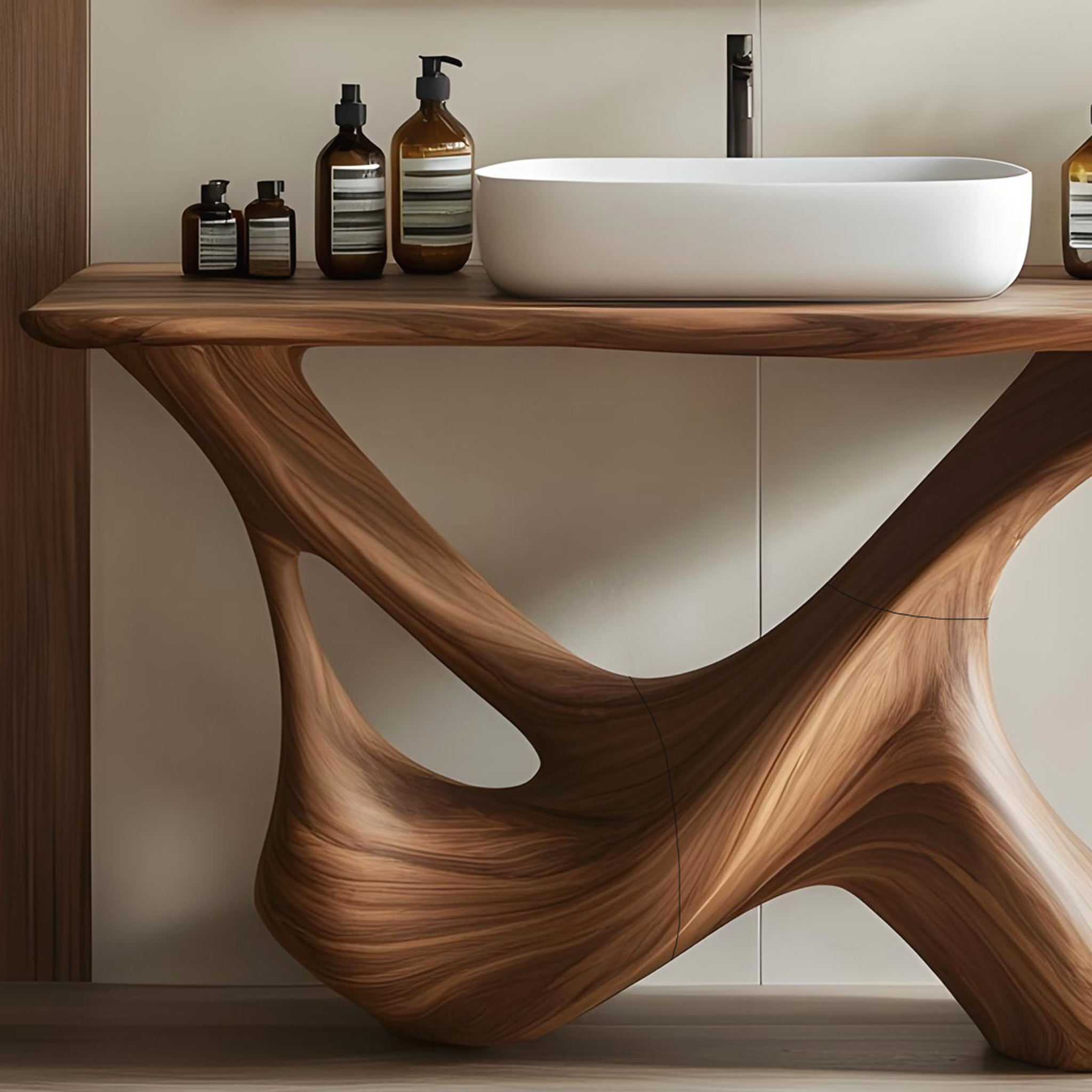 Rustic Bathroom Vanity For Natural Furniture Setup SILDTTRBRV010