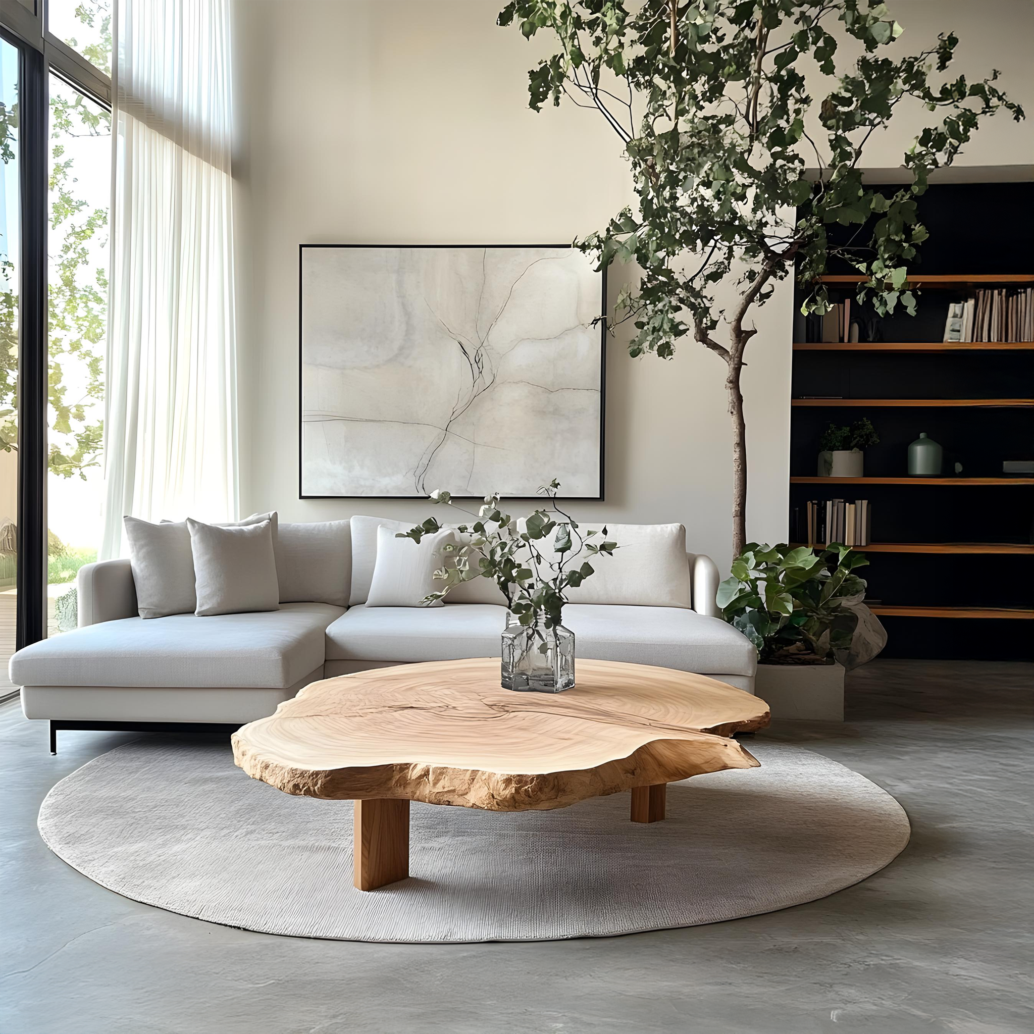 Farmhouse Solid Wood Table For Living Room Use SILDTTRCF001