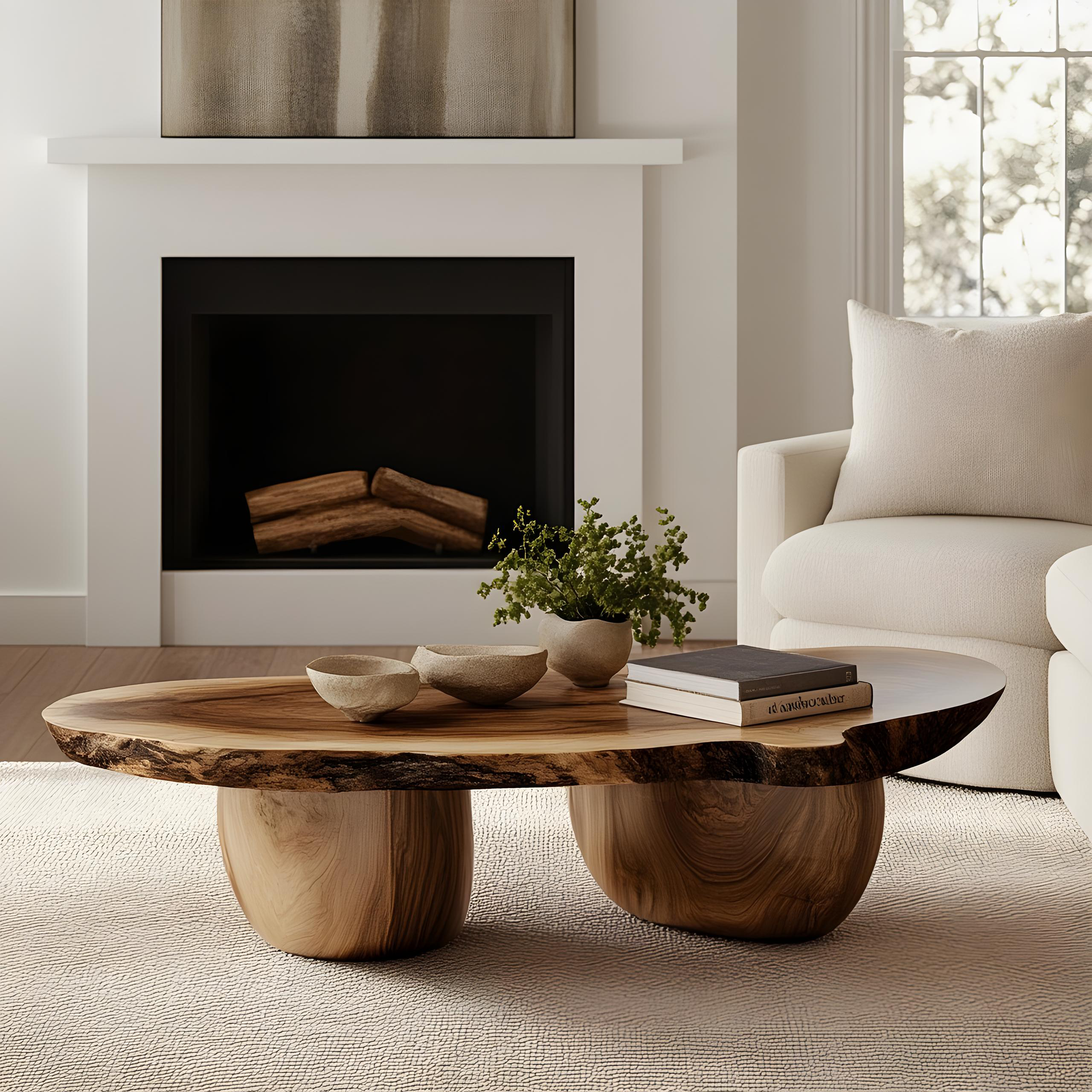 Refined Natural Wood Coffee Table for Cozy Living Room Makeovers SILDTCF131