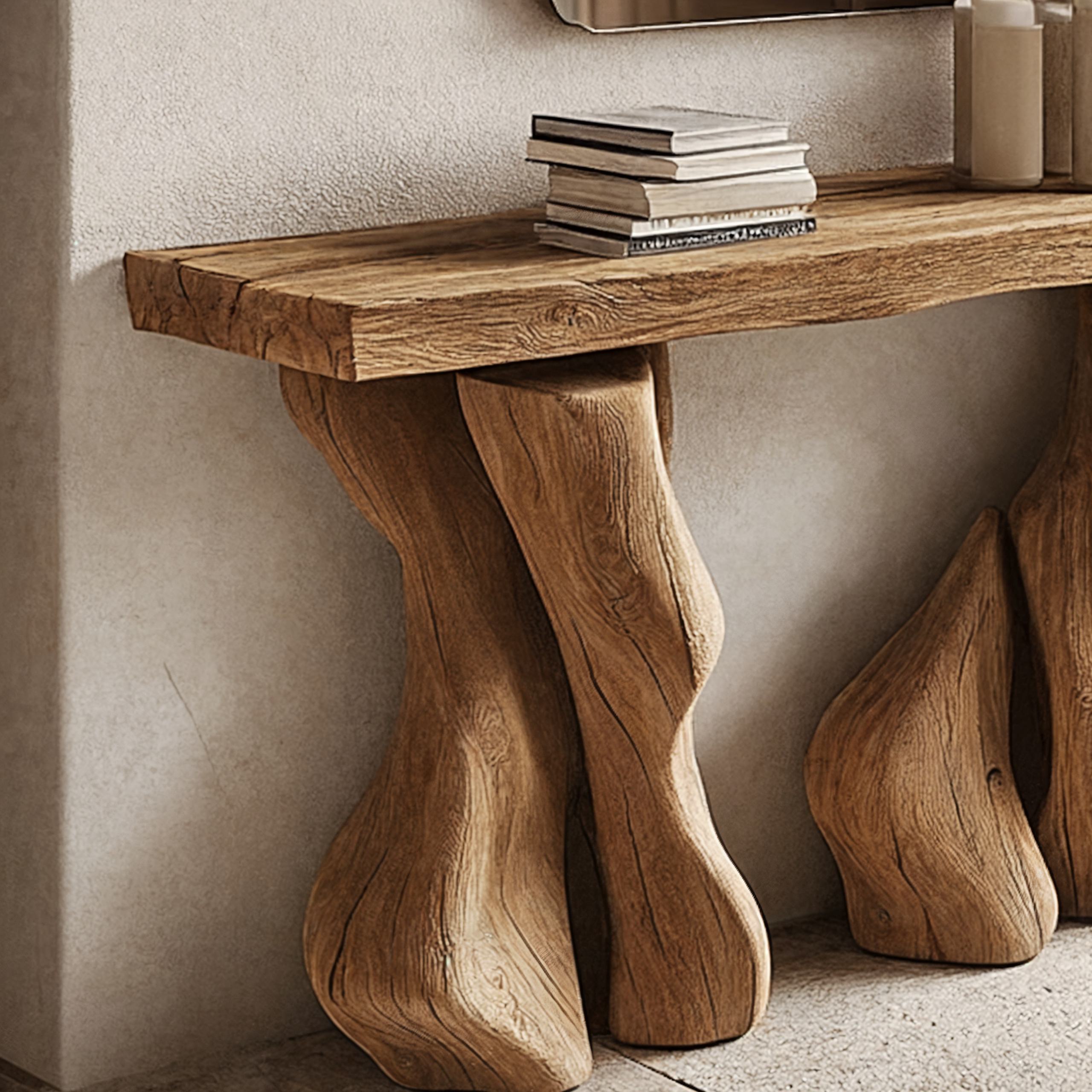 Rustic Entry Console Table SILDTCS028