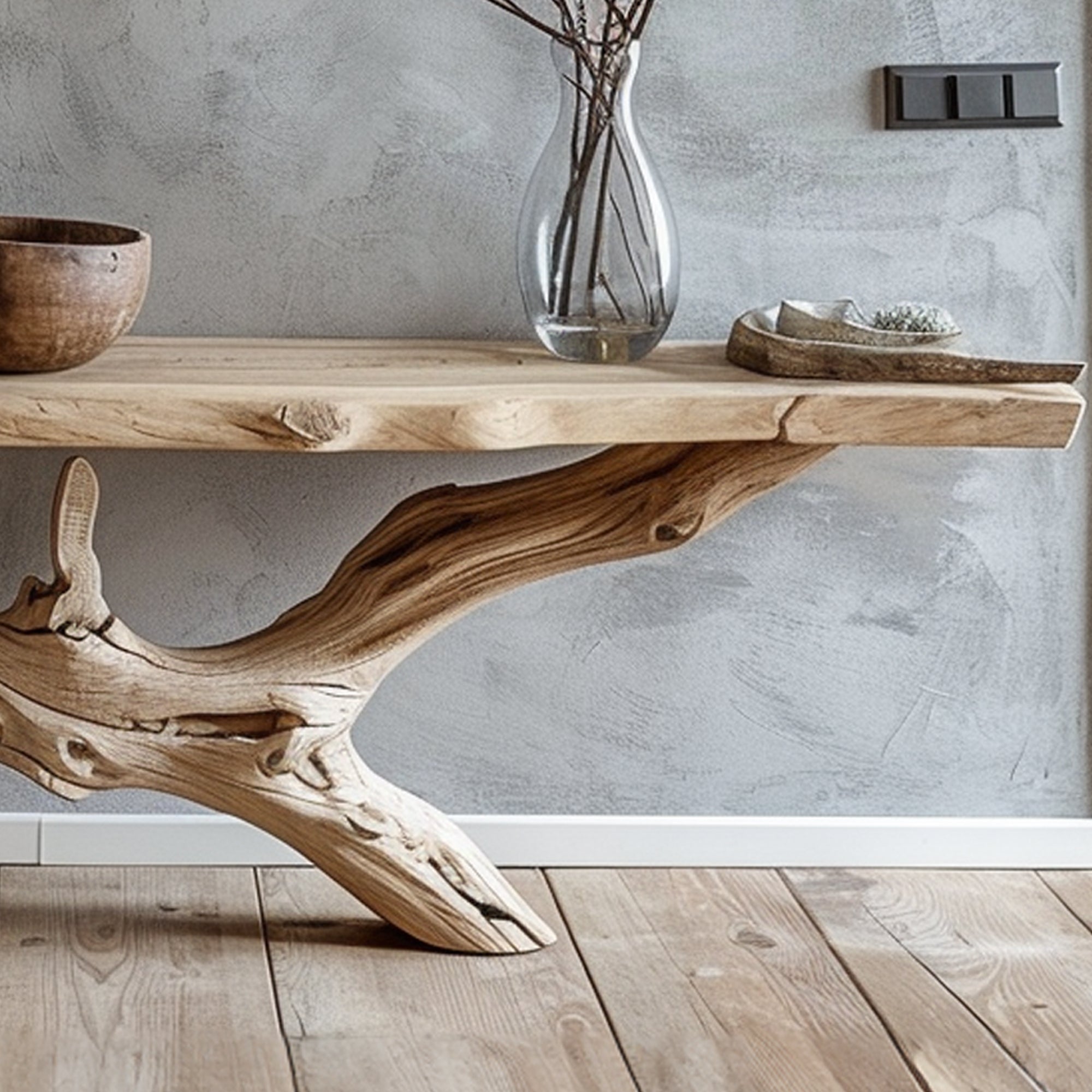 Reclaimed Wood Entryway Table SILDTCS024