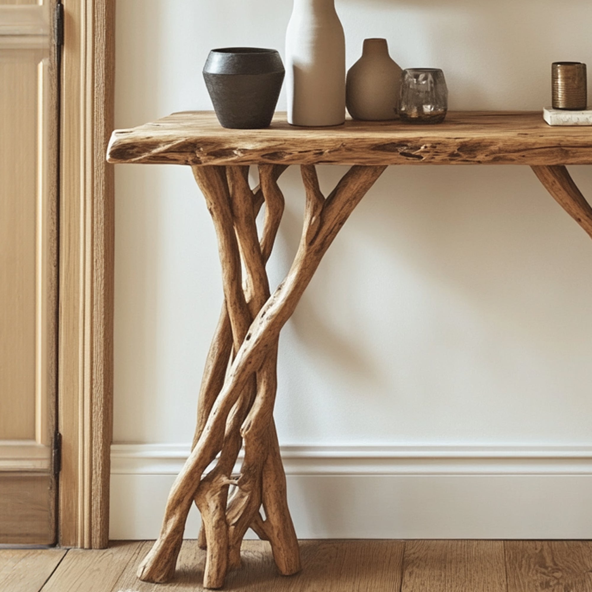 Rustic Side Table Entryway SILDTCS042