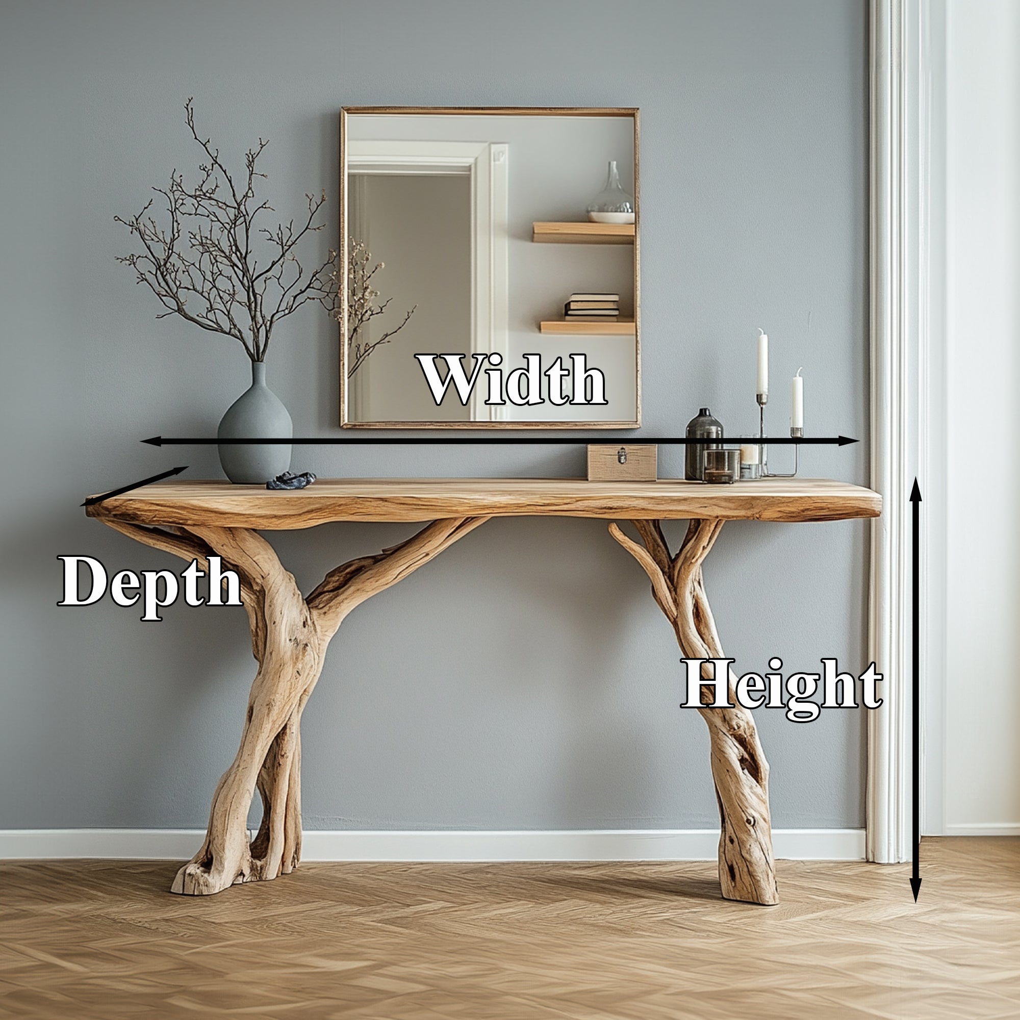 Woodworking Console Table SILDTCS023