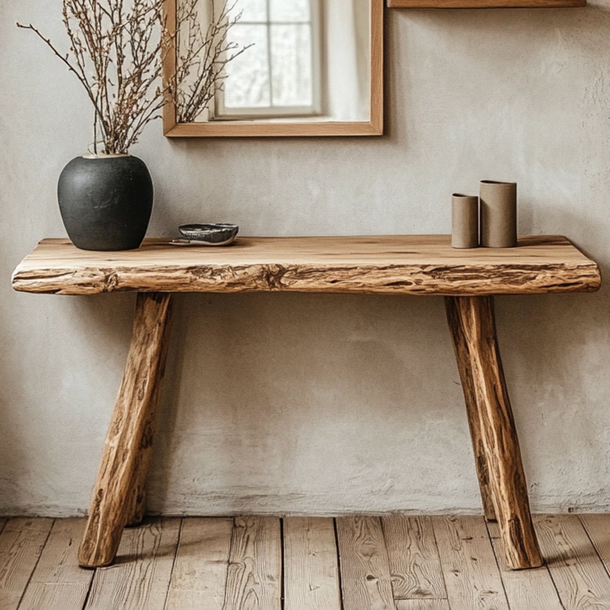 Rustic Console Table Entryway SILDTCS041