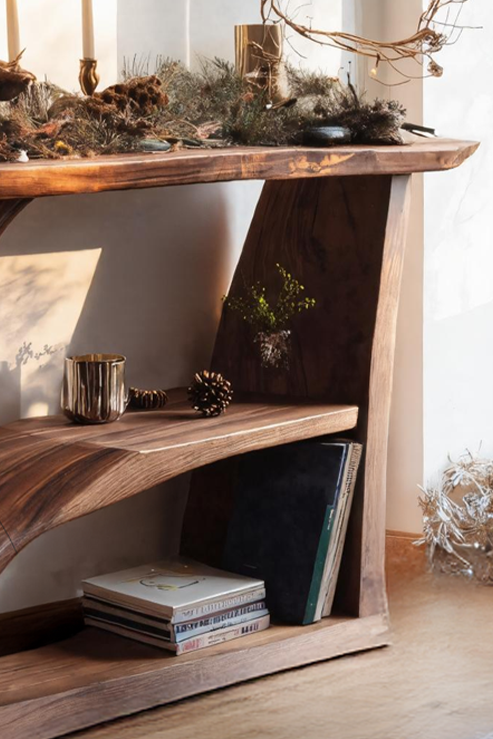 Modern Wooden Console Table For Holiday Living Room Furniture SILDTTNCSC007