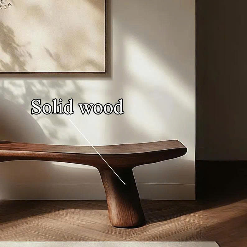 Custom Bench Solid Wood Home Decor Garden Decoration Personalized Gift SINLSB025