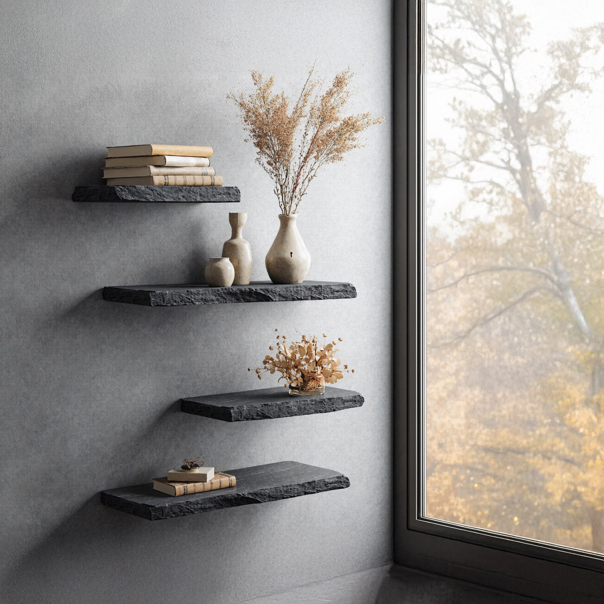 Custom Handcrafted Wooden Floating Shelf For Wall Storage SILDTFL153