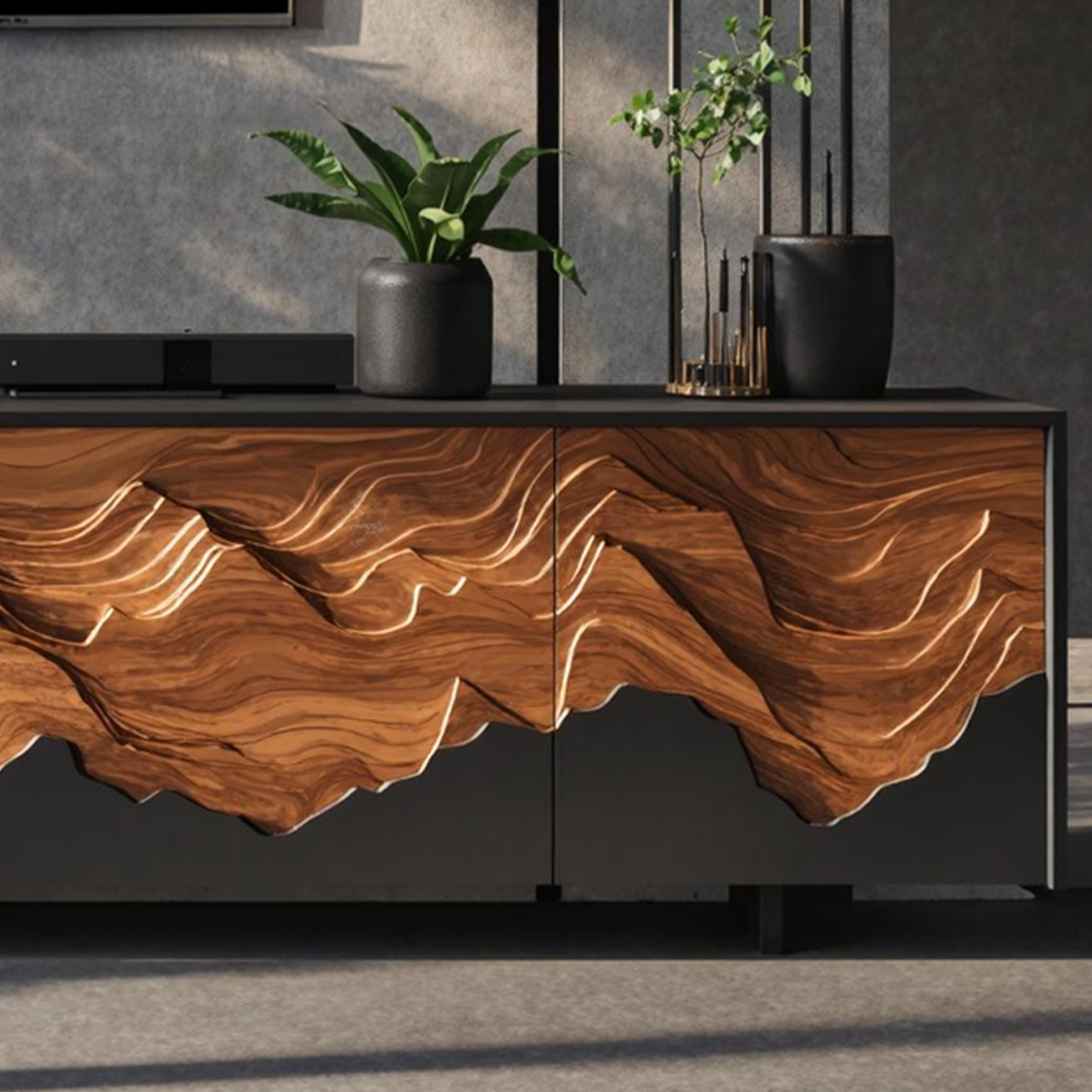Rustic TV Console For Entryway Design Ideas SILDTTNTVC070