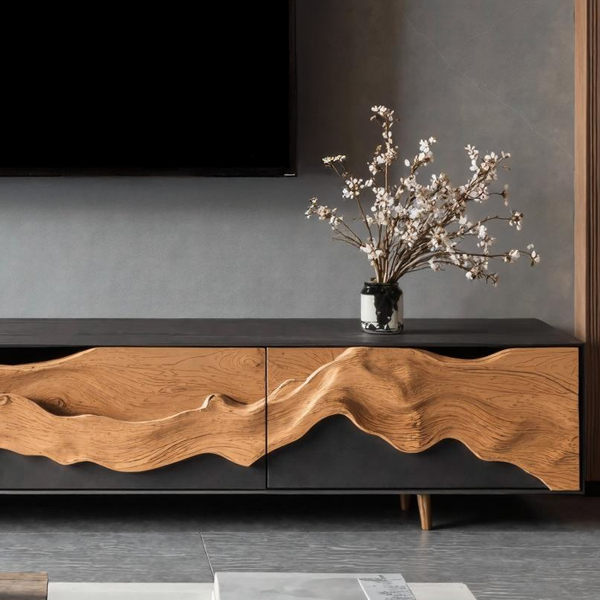 Rustic Style TV Cabinet For Furniture Lovers SILDTTNTVC031