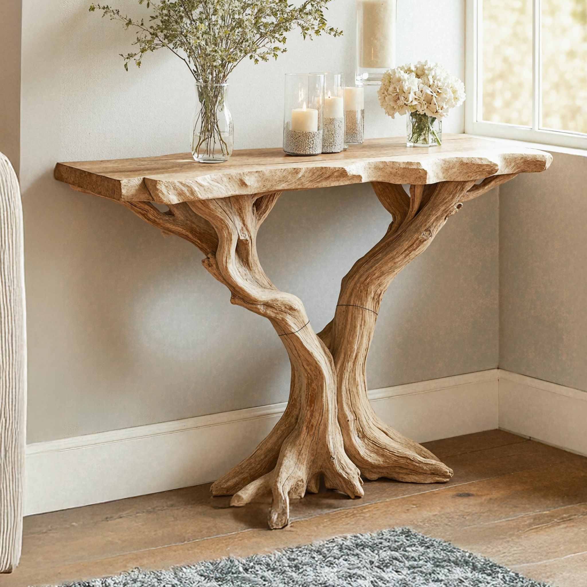 Beautiful Console Table For Showcasing Decorative Accents At Home SILDTCS180