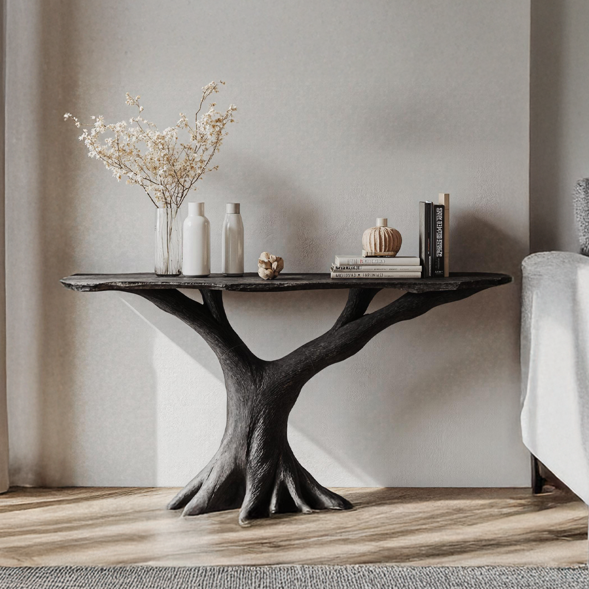 Rustic Farmhouse Wood Console Table For A Functional Entryway Design SILDTCS182