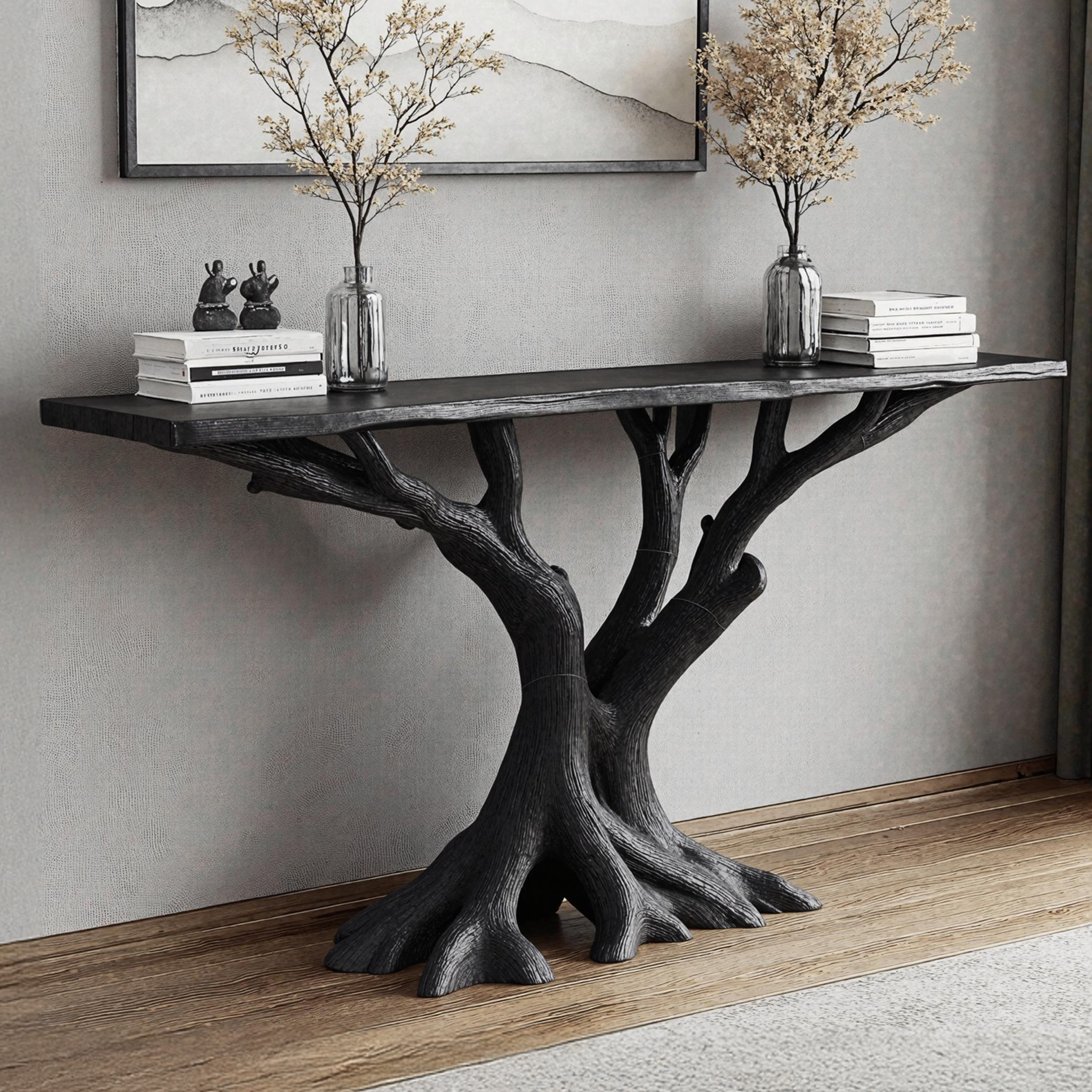 Versatile Wood Console Table For Your Entryway Storage Needs SILDTCS190