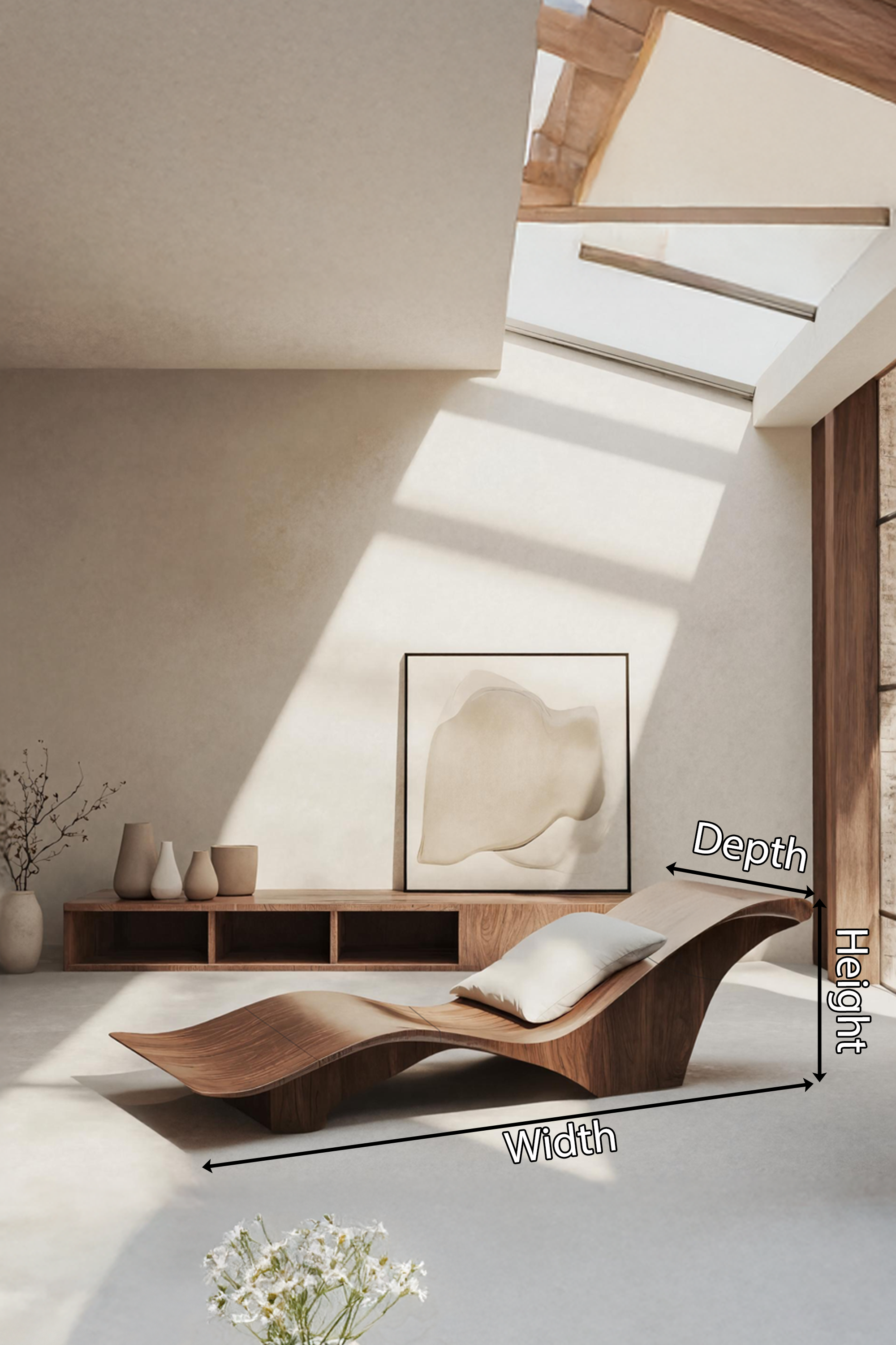 Handcrafted Wooden Daybed For Living Room Furniture Decoration SILDTTNDB021