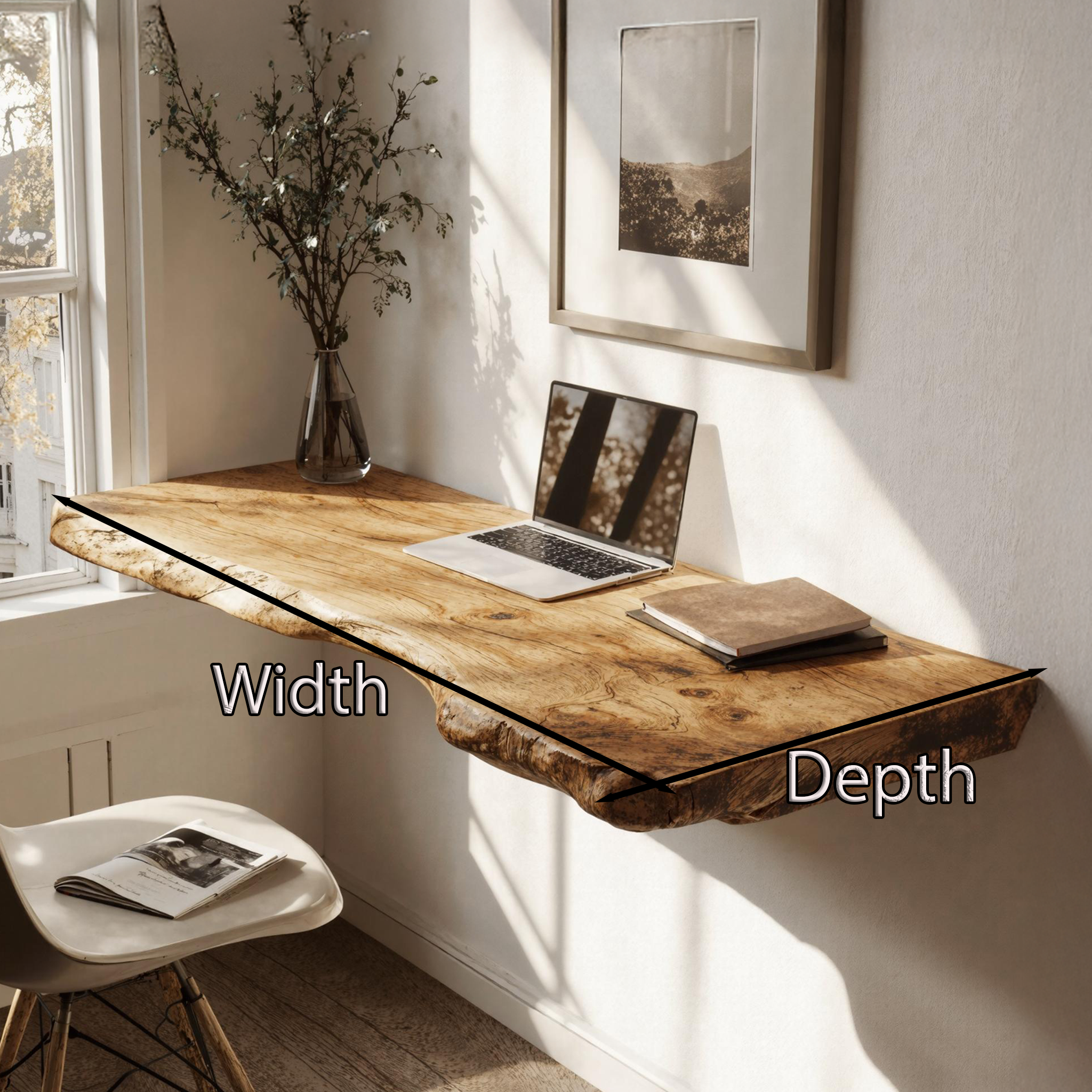 Vintage Wooden Floating Table For Unique Home Decor SILDTFLD016