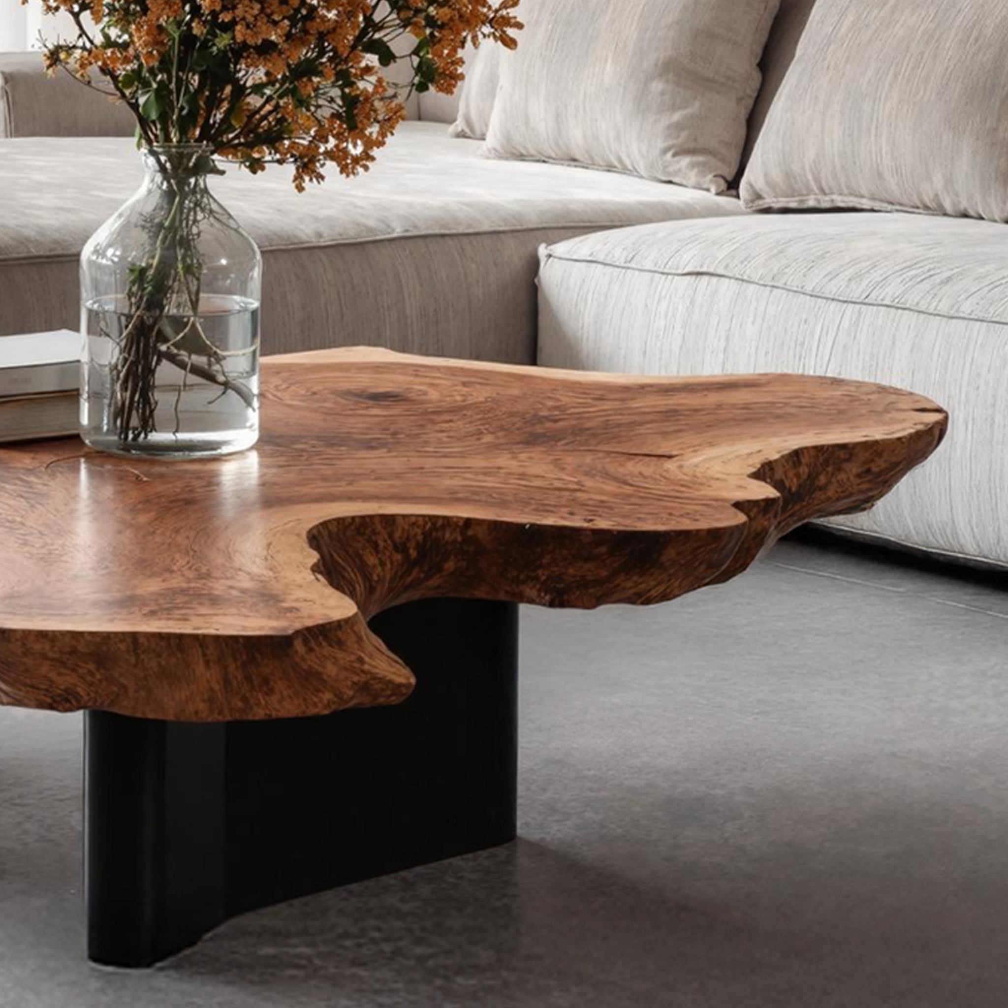 Mid Century Coffee Table For Natural Wood Interior SILDTTNCF015
