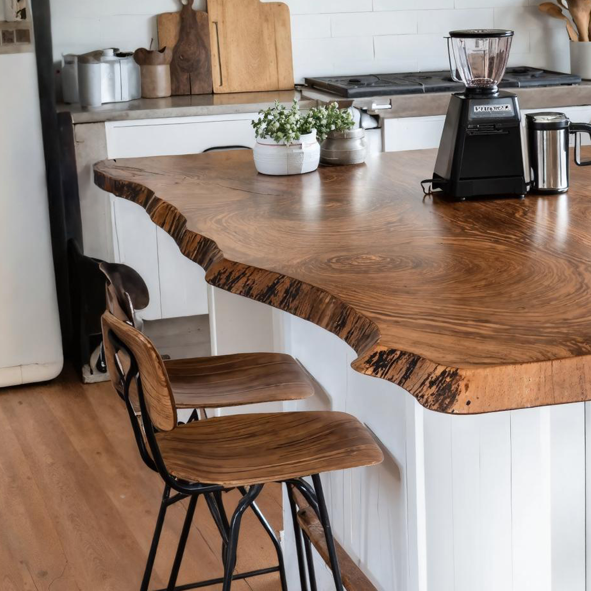 Farmhouse Wooden Kitchen Countertop For Functional Furniture Decor SILDTKCT003