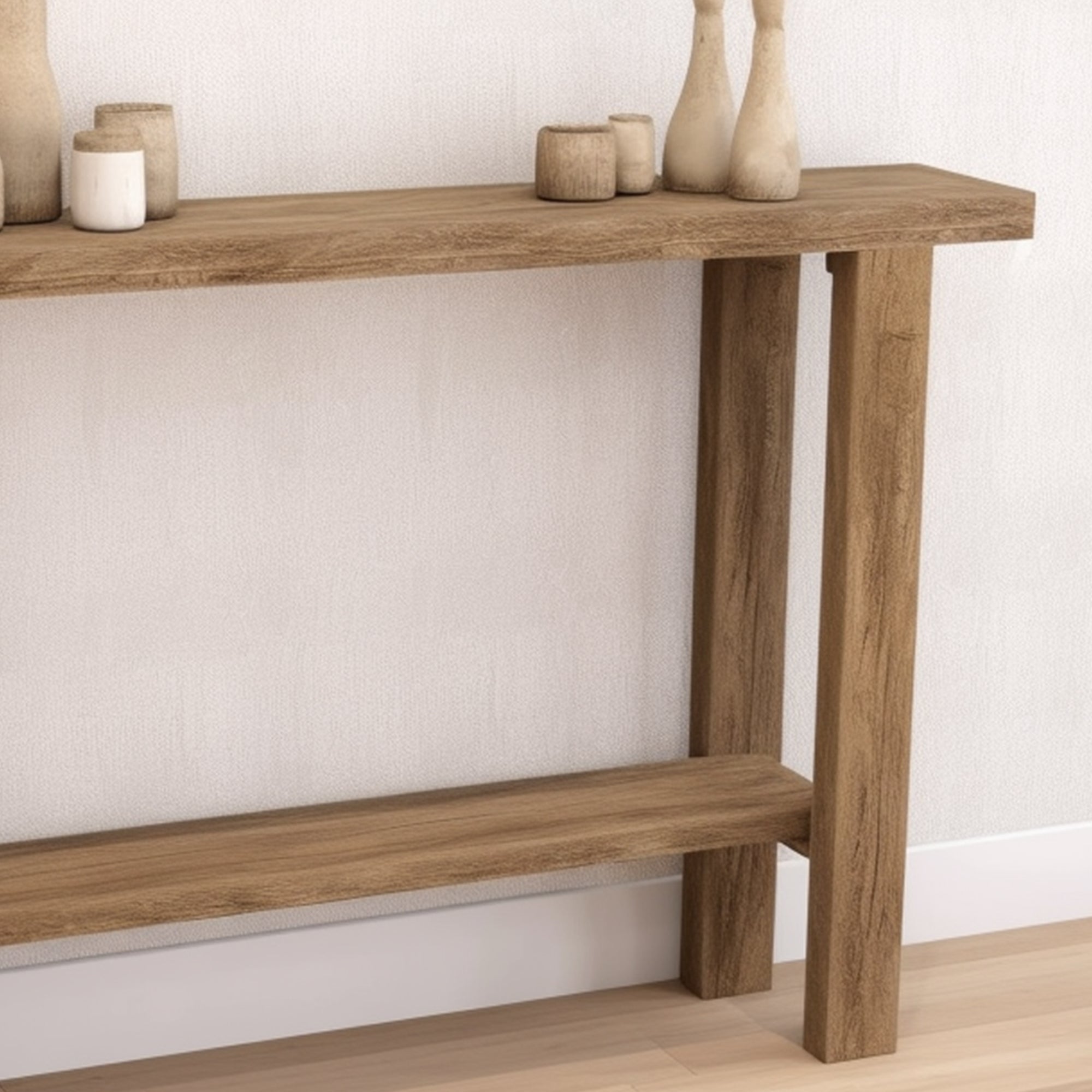 Rustic Farmhouse Console Table For Entryways SILDTCS001