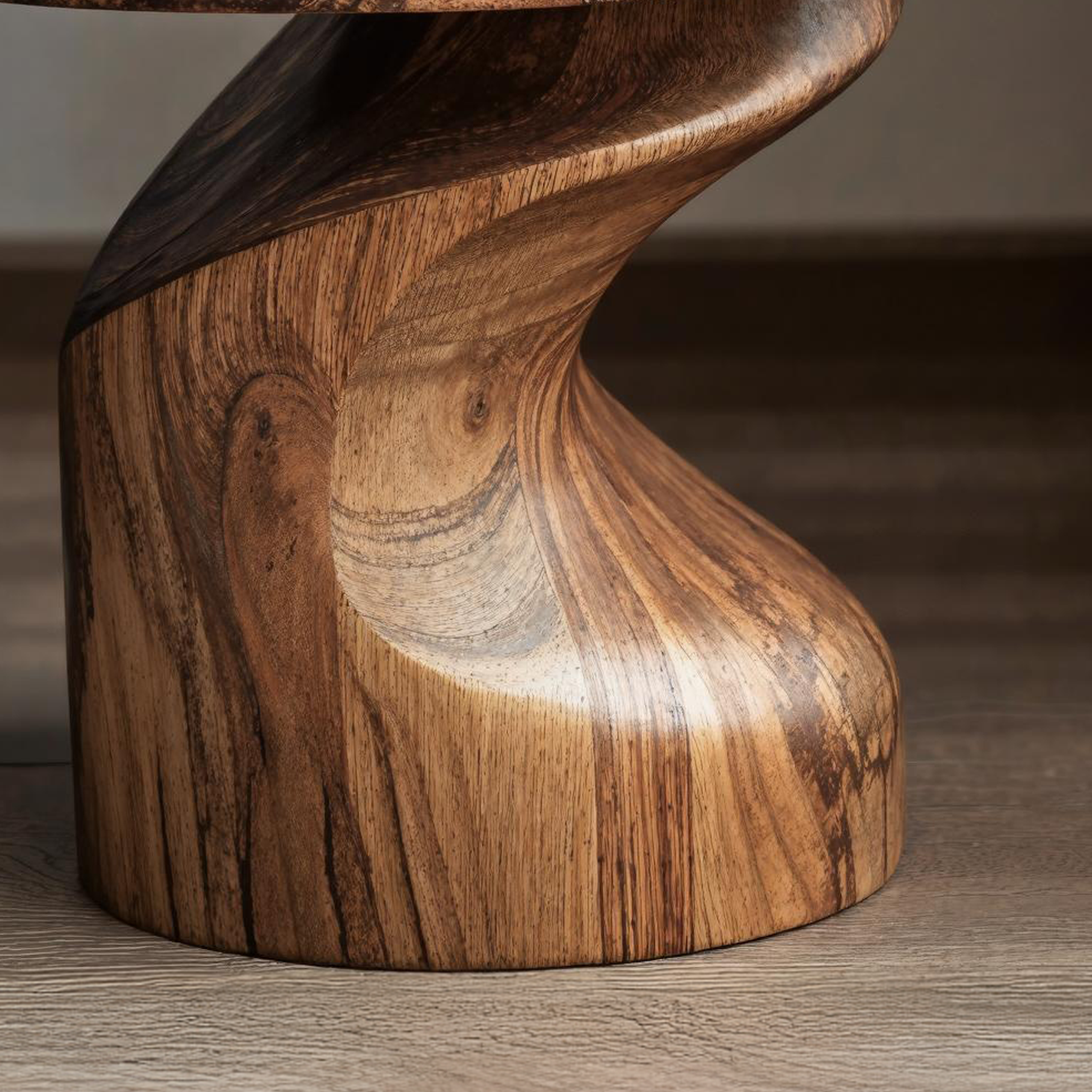 Handcrafted Wood End Table For Natural And Cozy Touch SILDTEN115