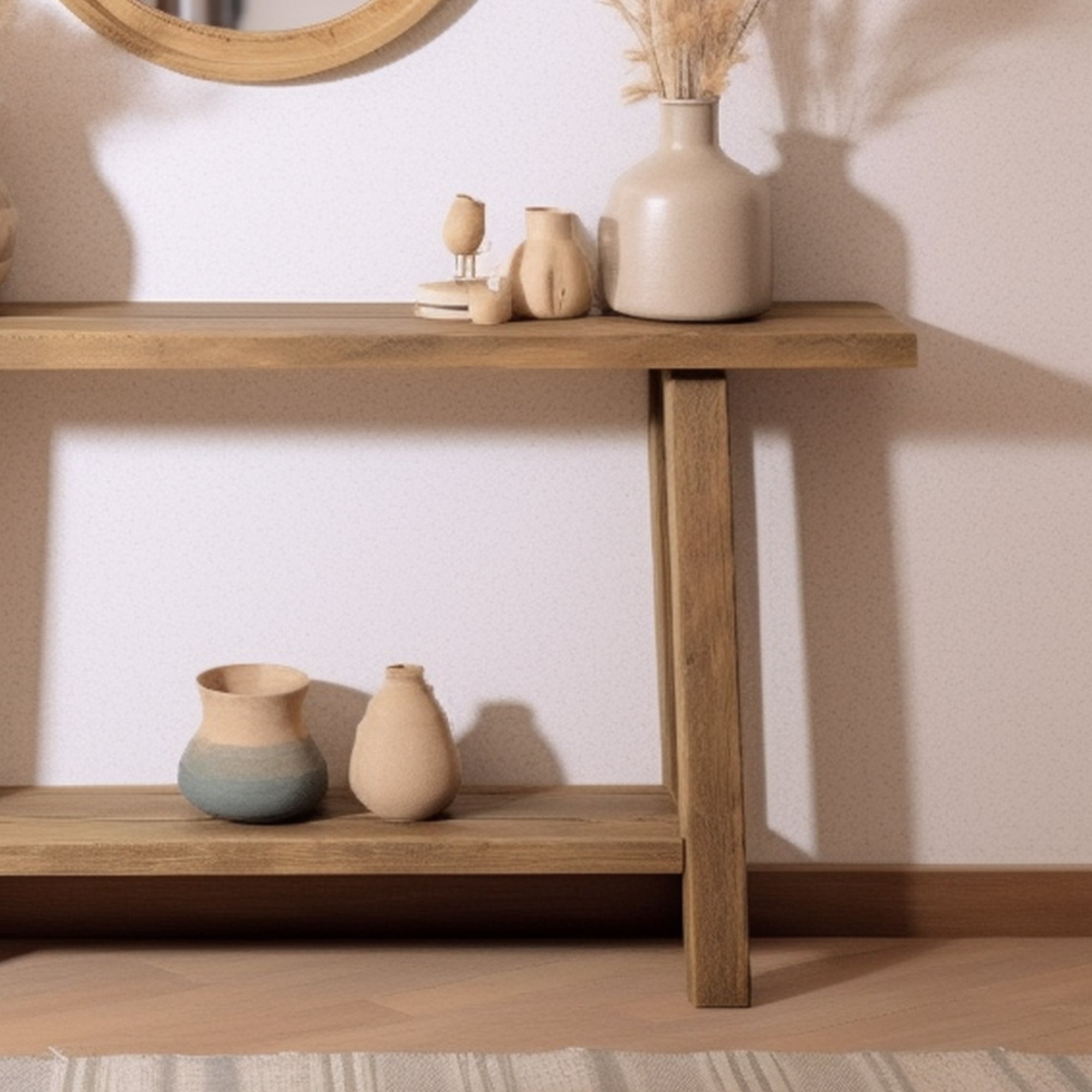 Narrow Floating Console Table For Natural Touch SILDTCS003