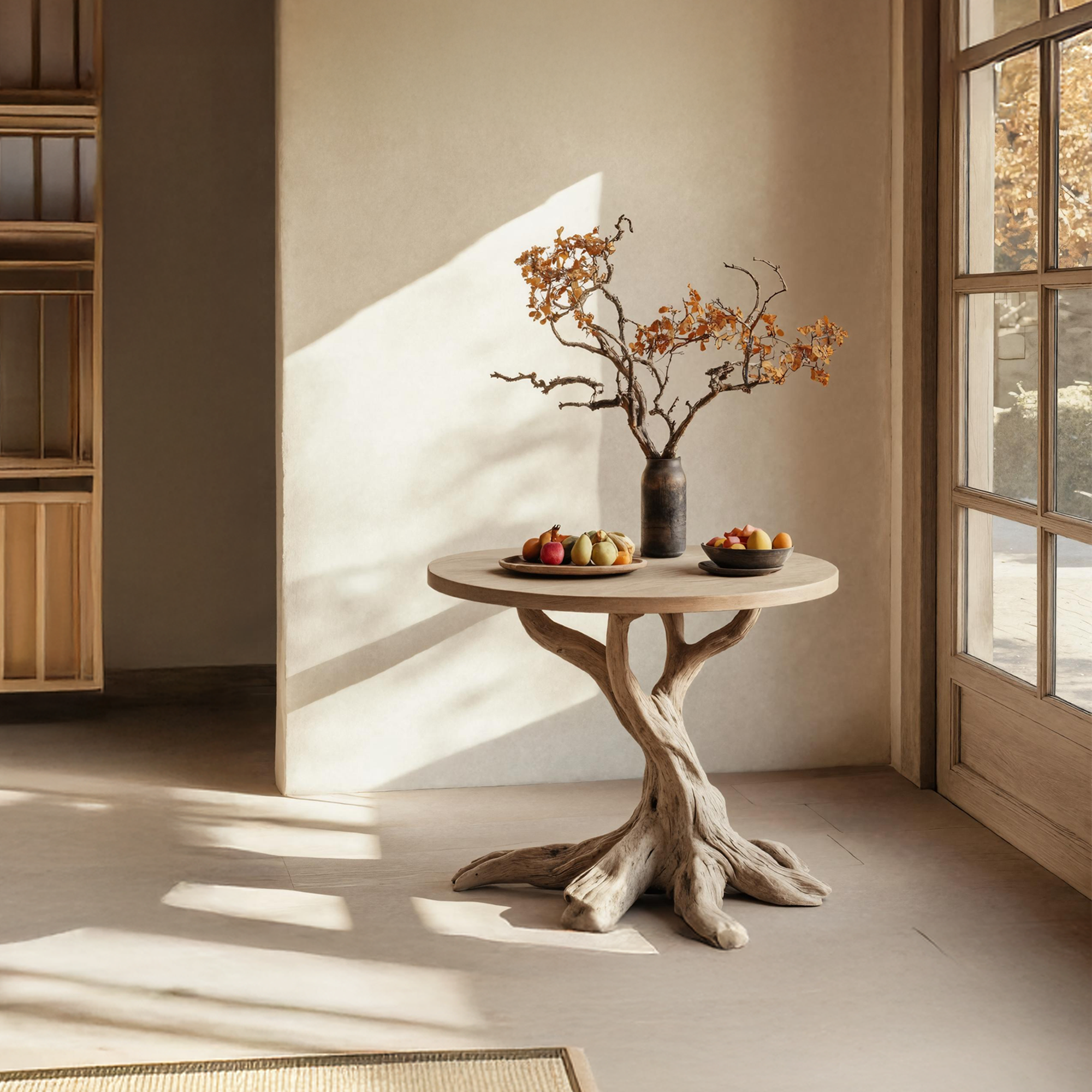 Mid Century Solid Wood End Table For Living Room Decor Inspiration SILDTTREN005