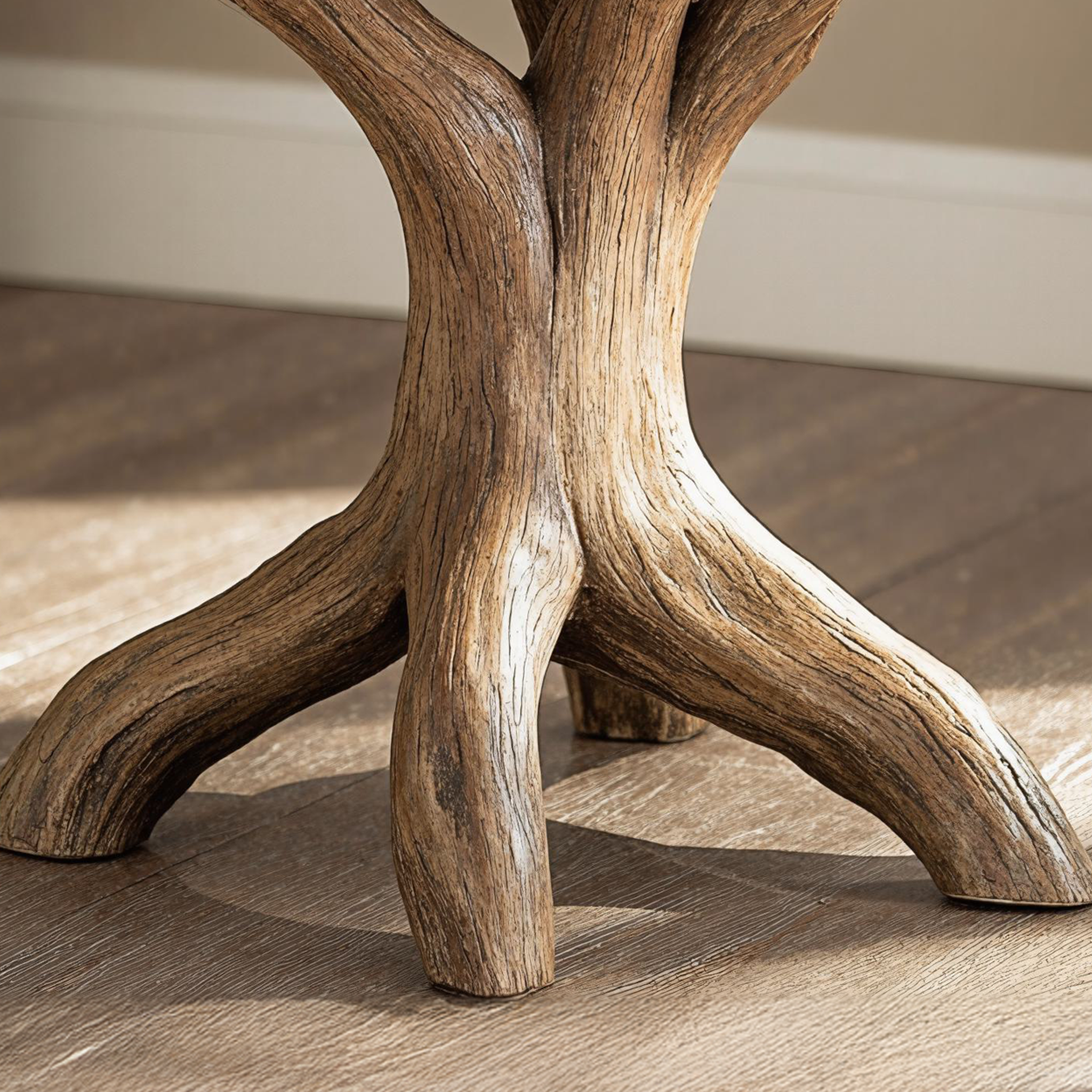 Handcrafted Wood End Table For Farmhouse Living Room SILDTEN097