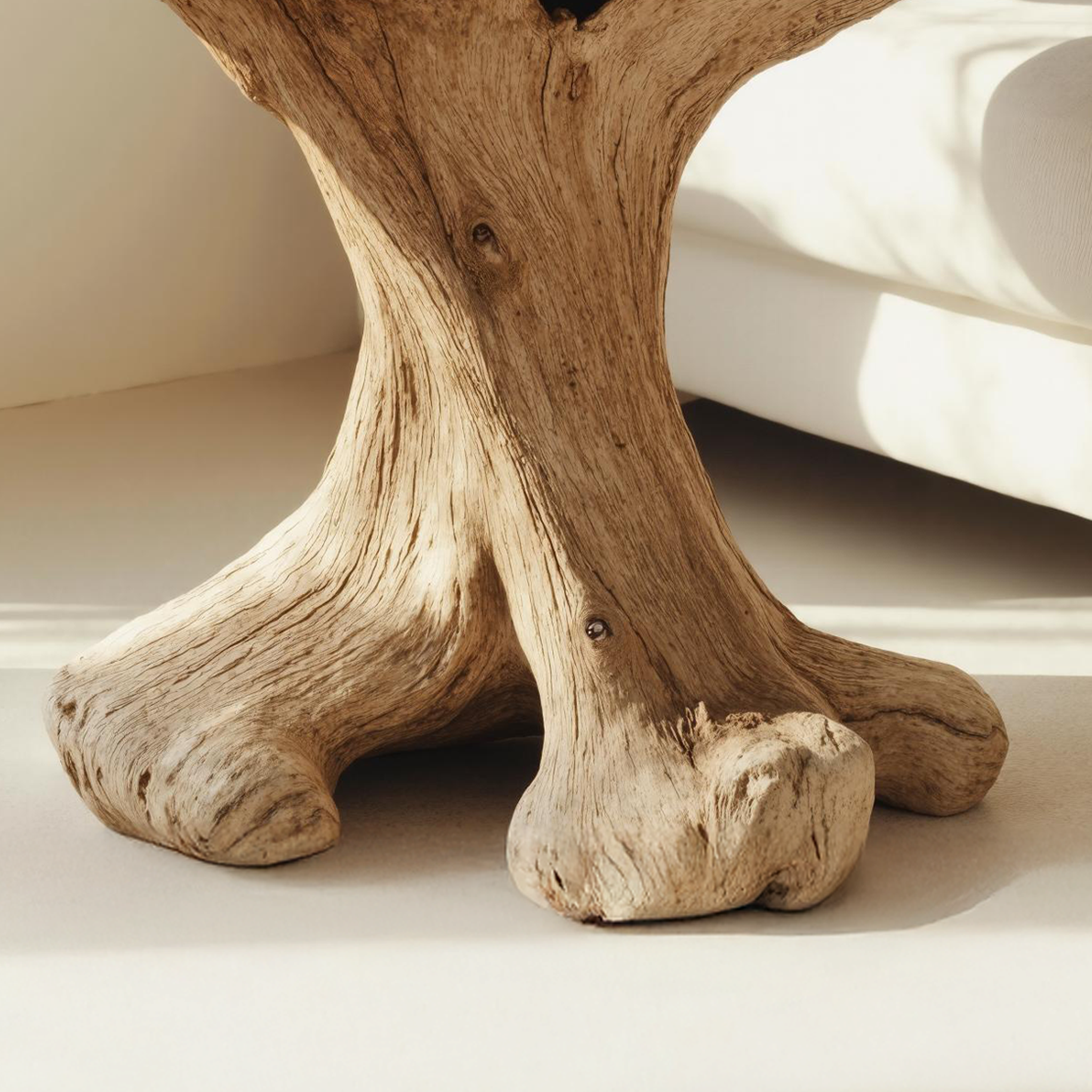 Unique Handcrafted Wood End Table With A Rustic Charm SILDTEN113