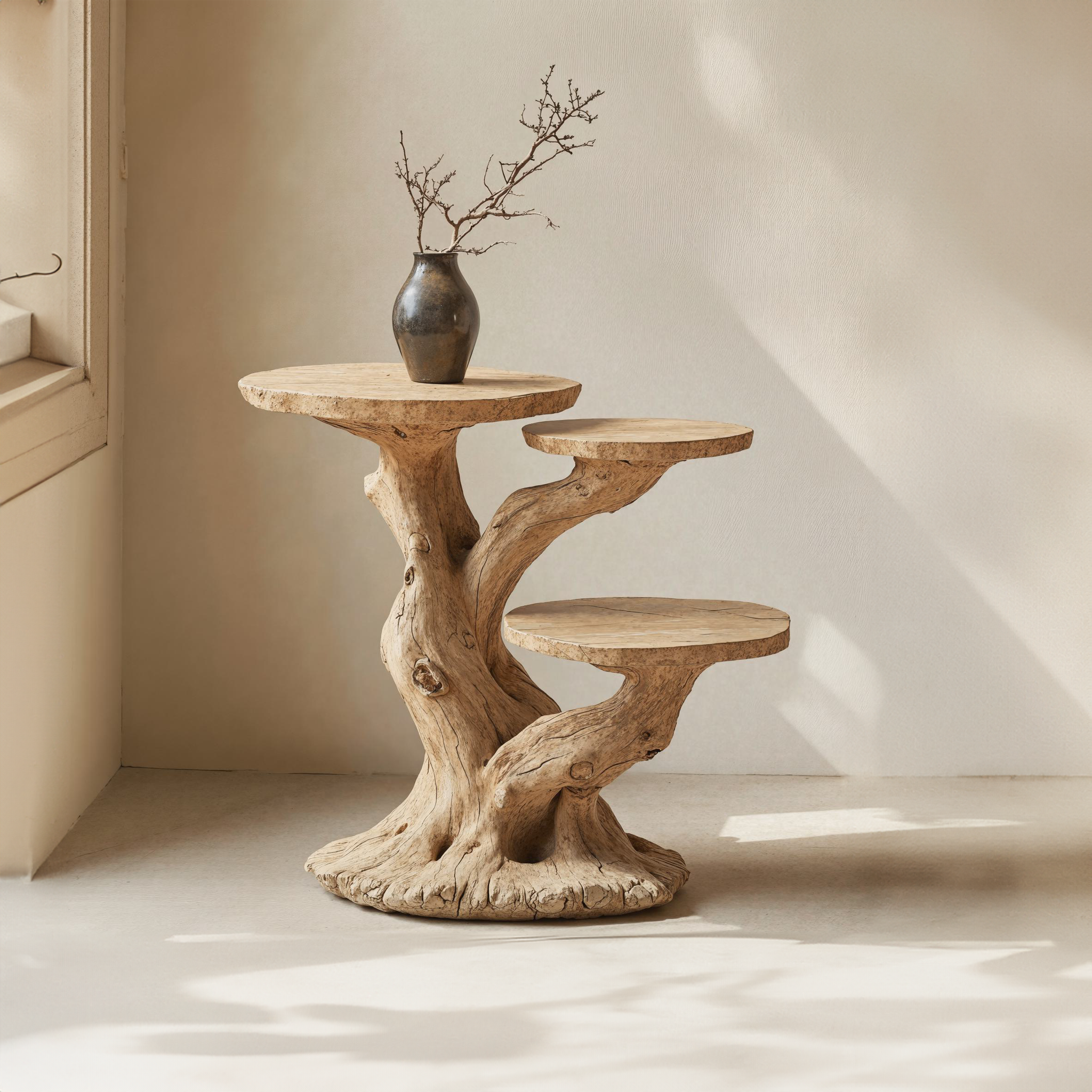 Reclaimed Wood End Table Solid Wood End Table SILDTEN046