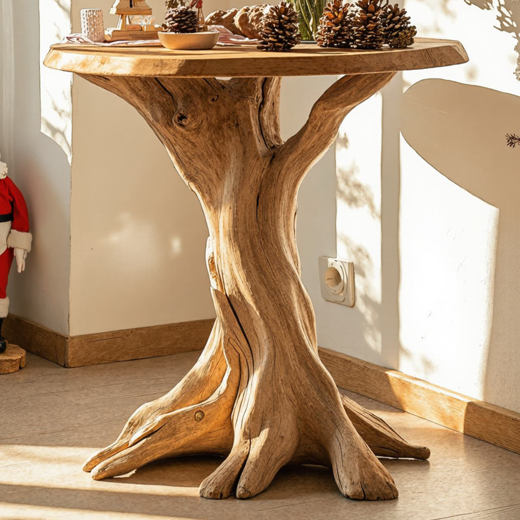 Reclaimed Wood End Table Farmhouse End Table Xmas SILDTENC030