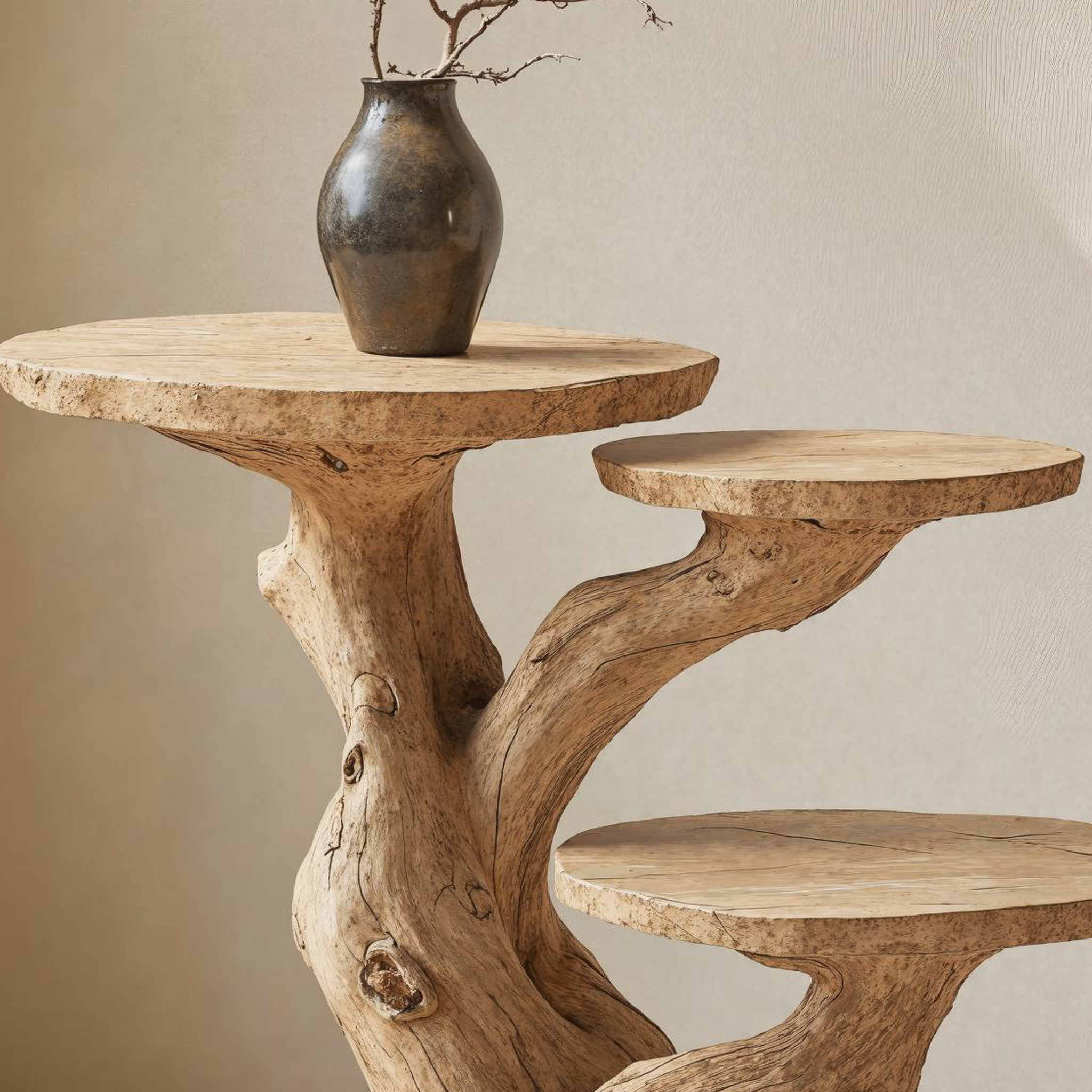 Reclaimed Wood End Table Solid Wood End Table SILDTEN046