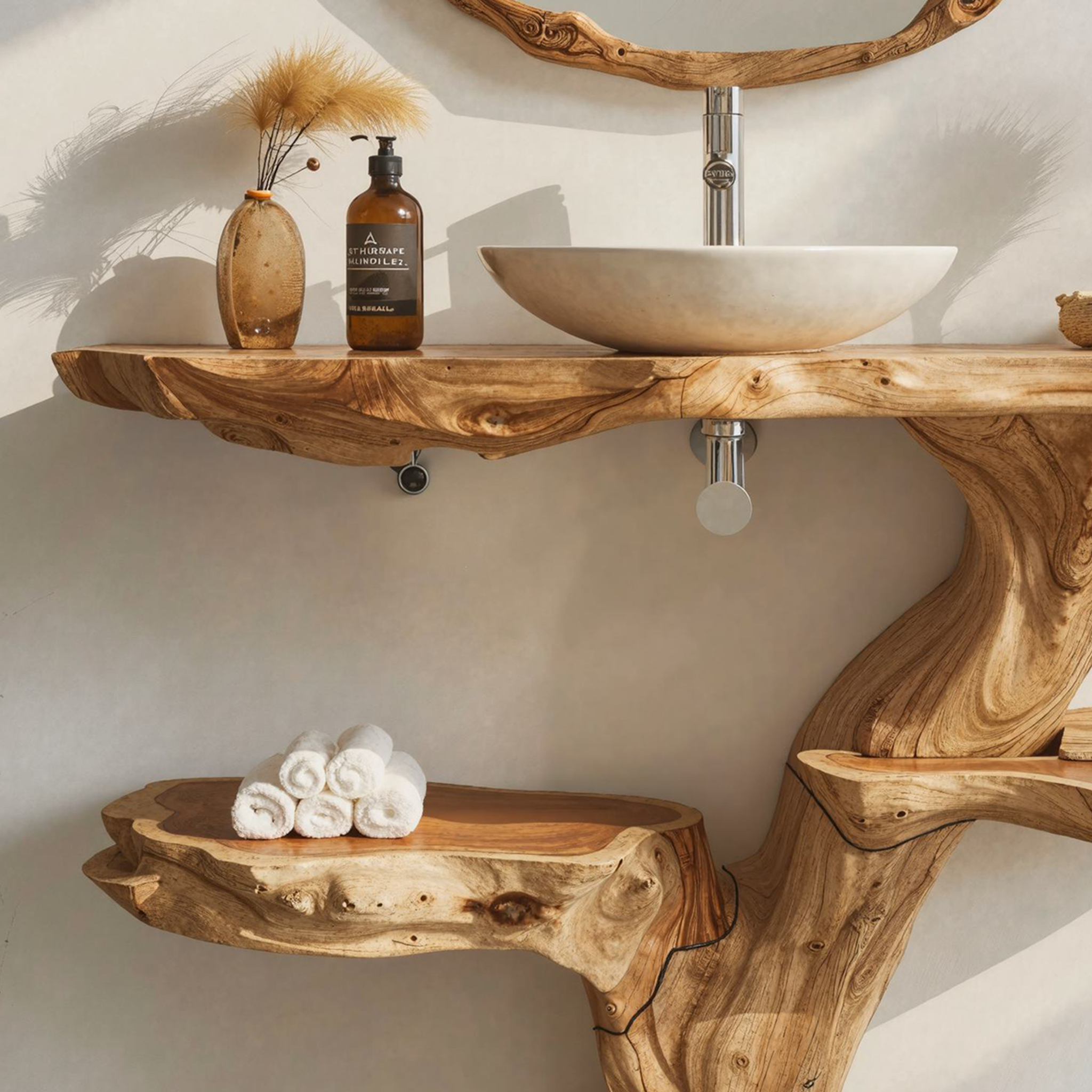 Handcrafted Bathroom Vanity Bathroom SILDTBRV052