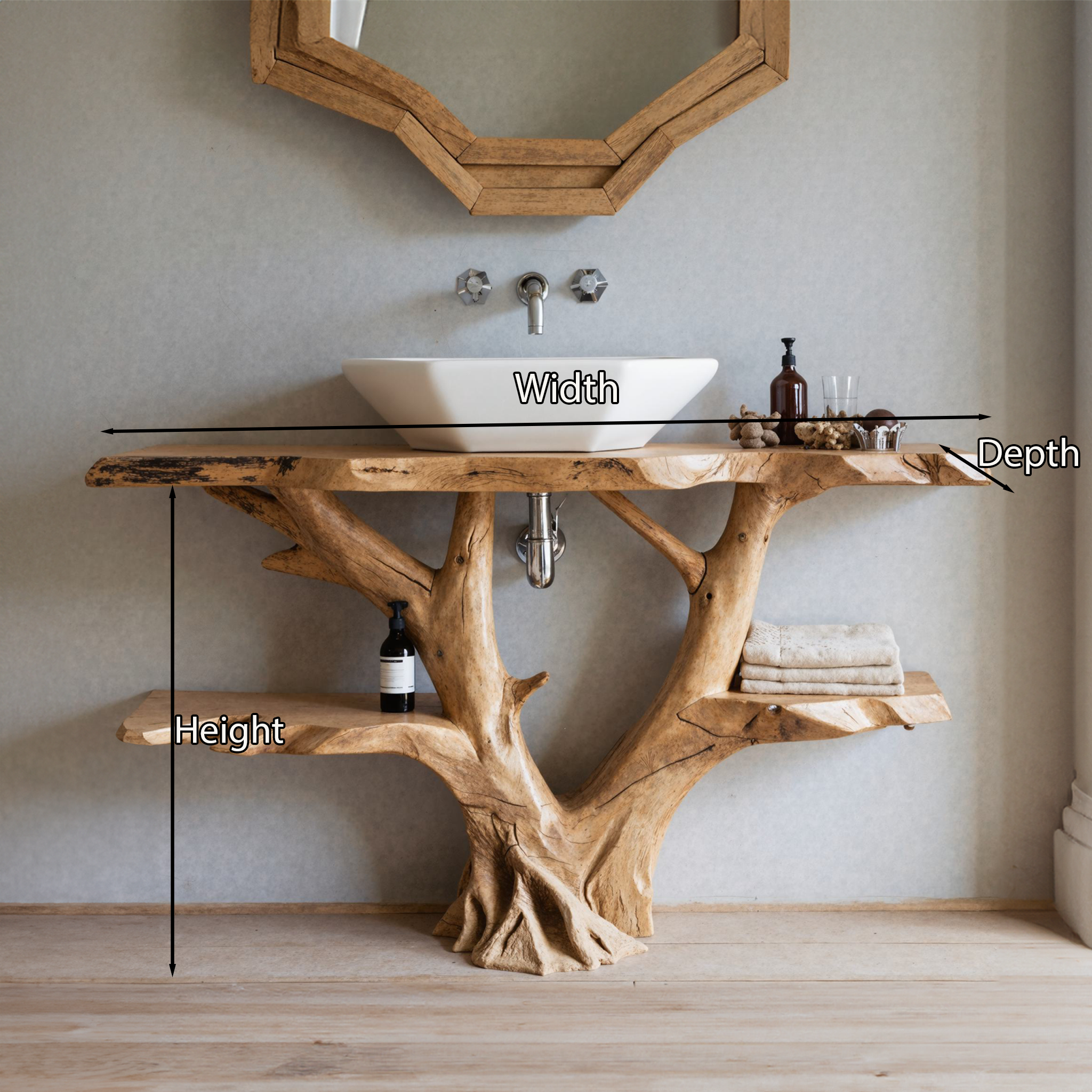 Floating Vanity Bathroom Vanity SILDTBRV012